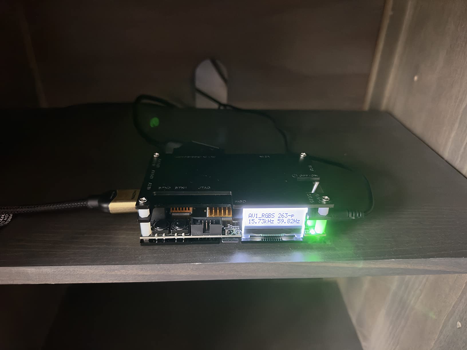 Kaico Edition OSSC 1.8 Open Source Scan Converter with SCART- Component, VGA to HDMI for Retro Gaming- Zero Lag RGB Line Multiplier Upscaler for Perfect Retro Gameplay customer photo 1