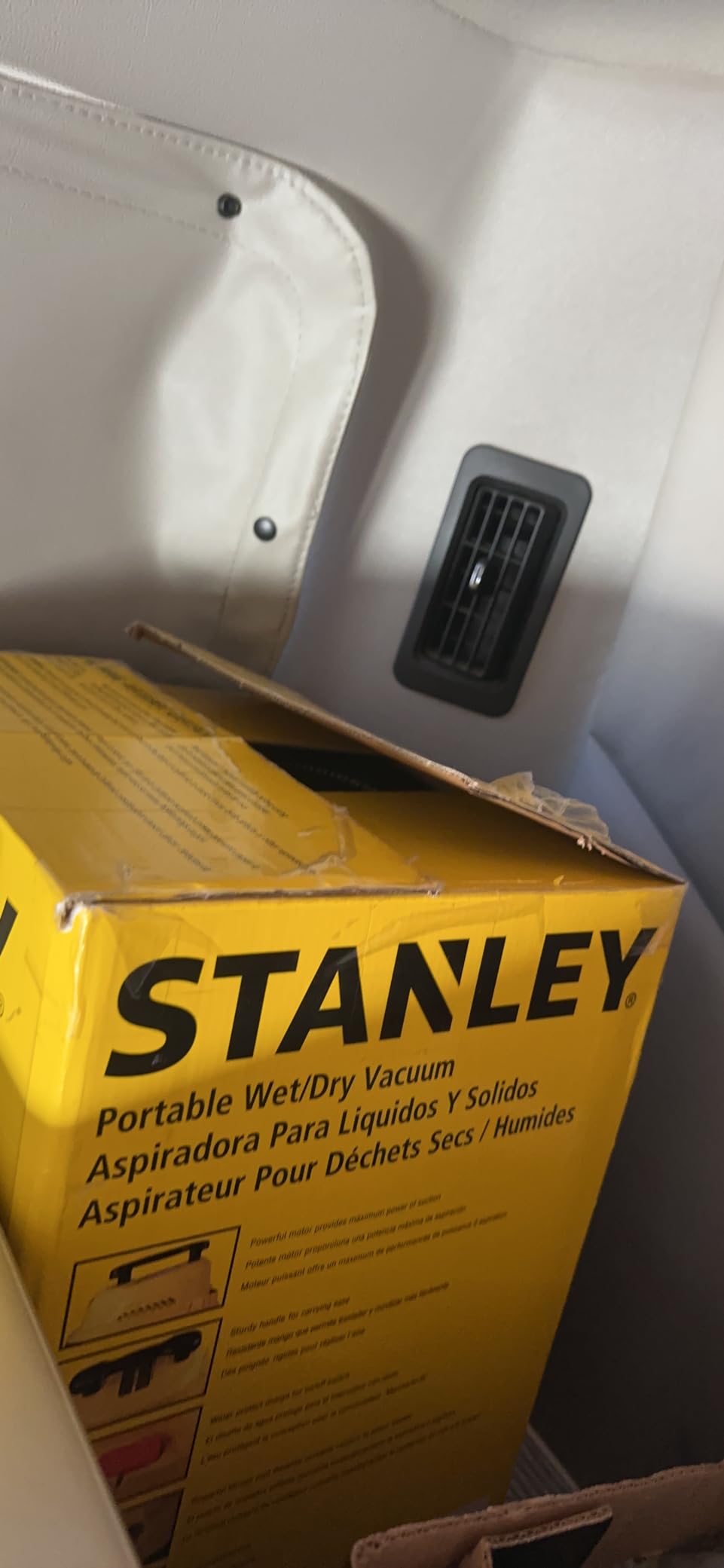 STANLEY 3 Gallon Wet Dry Vacuum, 3 Peak HP Poly 2 in 1 Shop Vac with Powerful Suction, Portable Shop Vacuum Car Vacuum W/ 3 Horsepower Motor for Auto Detailing, Tight Space Garage,Van,Vehicle Customer Review STANLEY 3 Gallon Wet Dry Vacuum, 3 Peak HP Poly 2 in 1 Shop Vac with Powerful Suction, Portable Shop Vacuum Car Vacuum W/ 3 Horsepower Motor for Auto Detailing, Tight Space Garage,Van,Vehicle - Customer Photo 1