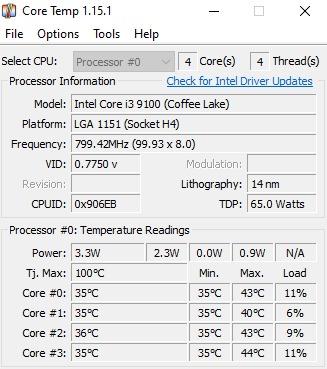 Intel Core i3-9100 Desktop Processor 4 Cores up to 4.2 GHz LGA1151 300 Series 65W - Customer Photo 2