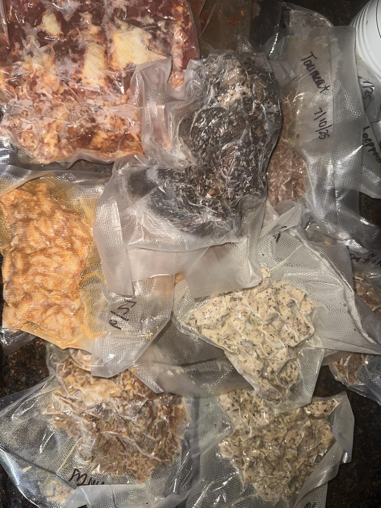 Wevac Vacuum Sealer Bags 11x50 Rolls 2 pack for Food Saver, Seal a Meal, Weston. Commercial Grade, BPA Free, Heavy Duty, Great for vac storage, Meal Prep or Sous Vide - Customer Photo 2