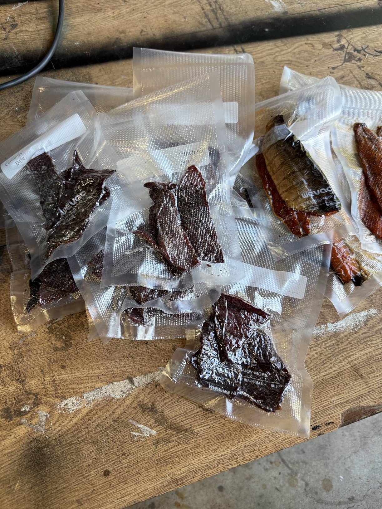 Wevac Vacuum Sealer Bags 100 Quart 8x12 Inch for Food Saver, Seal a Meal, Weston. Commercial Grade, BPA Free, Heavy Duty, Great for vac storage, Meal Prep or Sous Vide - Customer Photo 1