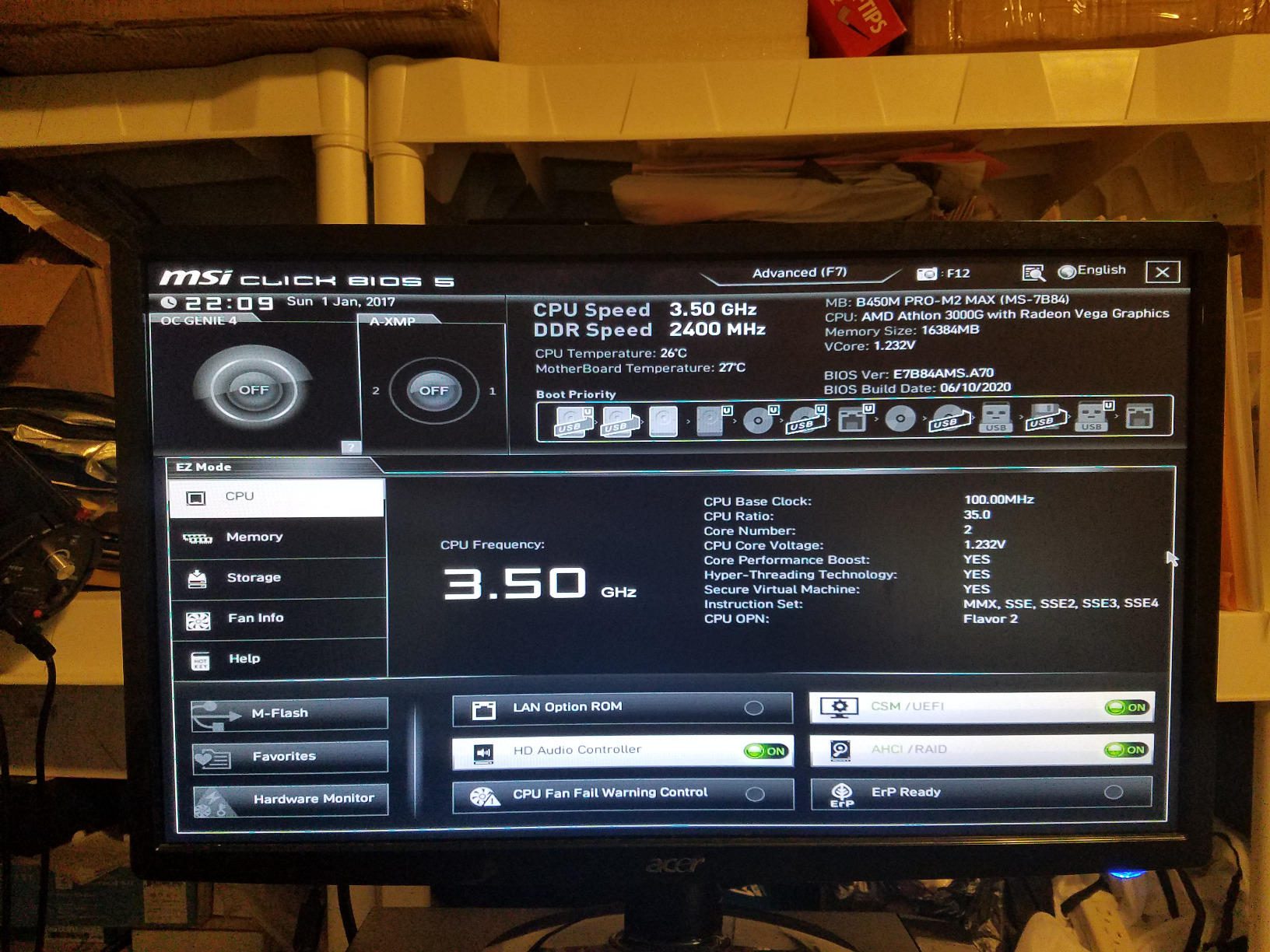AMD Athlon 3000G 2-Core, 4-Thread Unlocked Desktop Processor with Radeon Graphics - Customer Photo 2