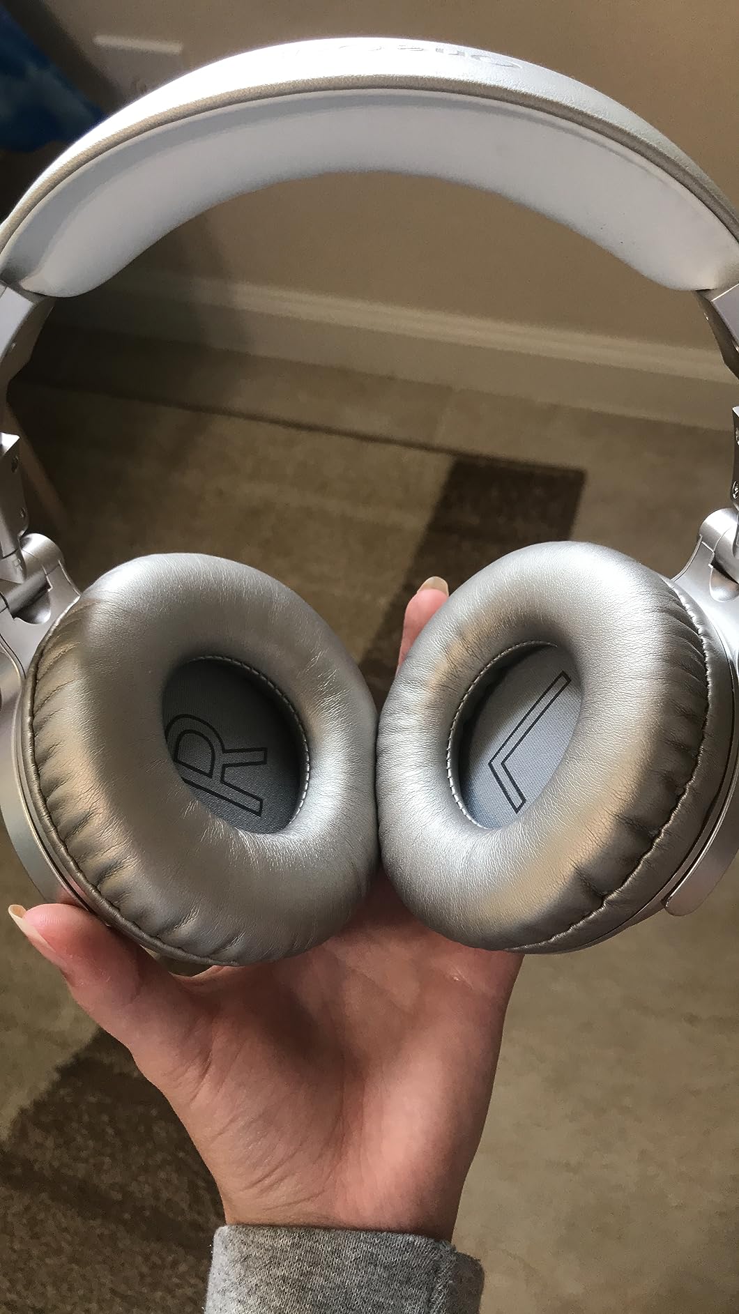 OneOdio Bluetooth Over Ear Headphones, 110 Hrs Wireless/Wired Stereo Sound Foldable Headsets with Deep Bass 50mm Neodymium Drivers for PC/Computer/Podcast- Studio Wireless Pro C, Black - Customer Photo 1