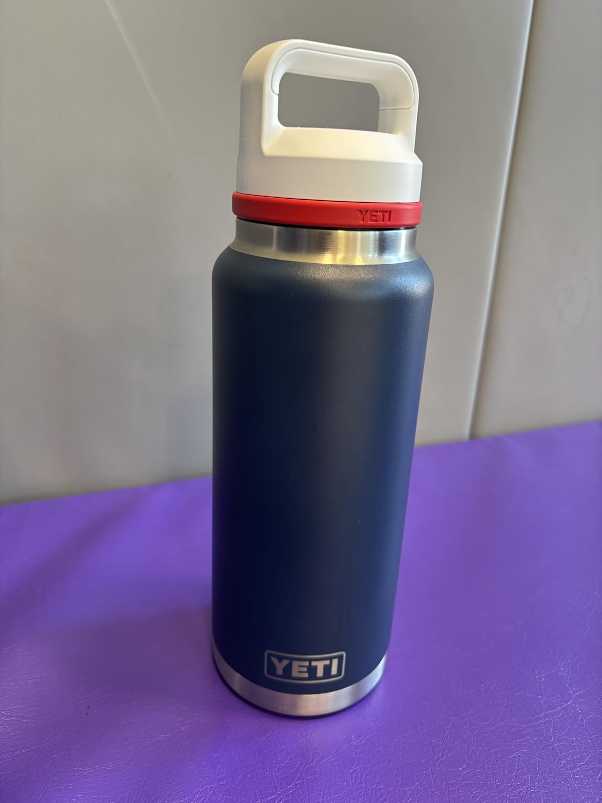 YETI Rambler 36 oz Bottle, Vacuum Insulated, Leakproof, Stainless Steel with Chug Cap - Customer Photo 1
