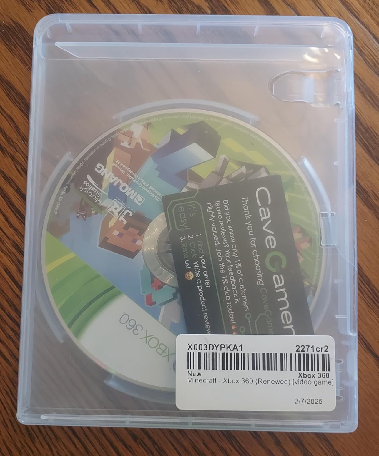 Minecraft - Xbox 360 (Renewed) Customer Review Minecraft - Xbox 360 (Renewed) - Customer Photo 1