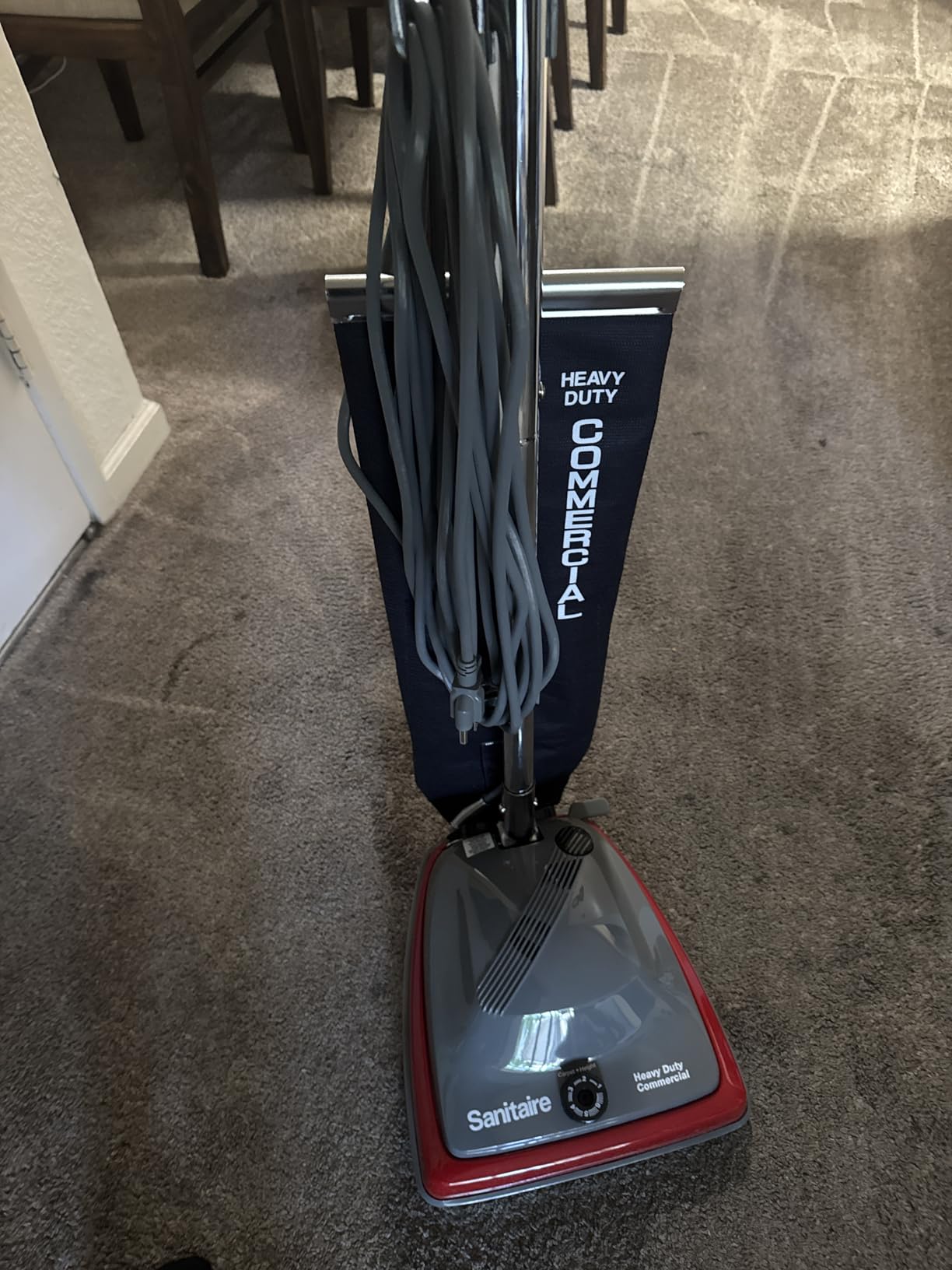Sanitaire SC679K Tradition Upright Commercial Bagged Vacuum, Red - Customer Photo 2