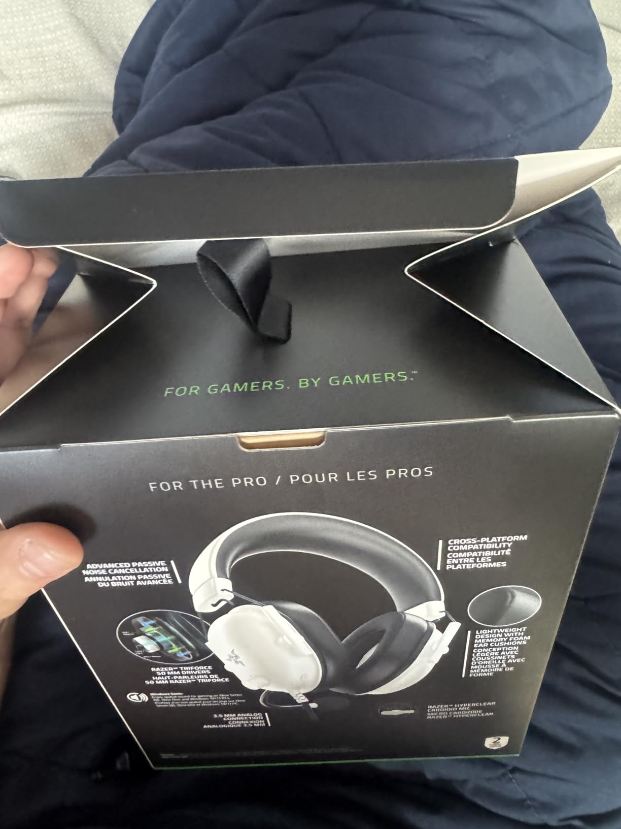 Razer BlackShark V2 X Gaming Headset: 7.1 Surround Sound - 50mm Drivers - Memory Foam Cushion - For PC, PS4, PS5, Switch - 3.5mm Audio Jack - Black - Customer Photo 1