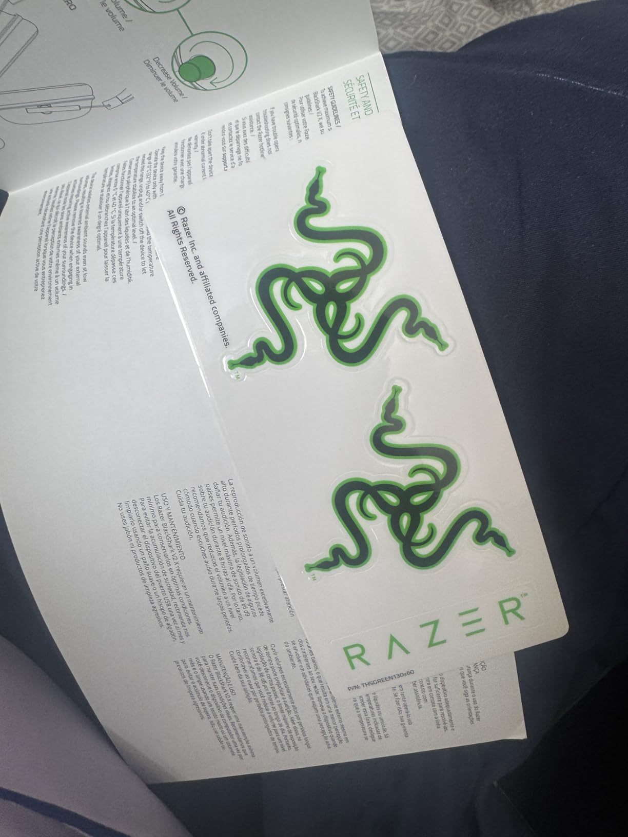 Razer BlackShark V2 X Gaming Headset: 7.1 Surround Sound - 50mm Drivers - Memory Foam Cushion - For PC, PS4, PS5, Switch - 3.5mm Audio Jack - Black Customer Review Razer BlackShark V2 X Gaming Headset: 7.1 Surround Sound - 50mm Drivers - Memory Foam Cushion - For PC, PS4, PS5, Switch - 3.5mm Audio Jack - Black - Customer Photo 1