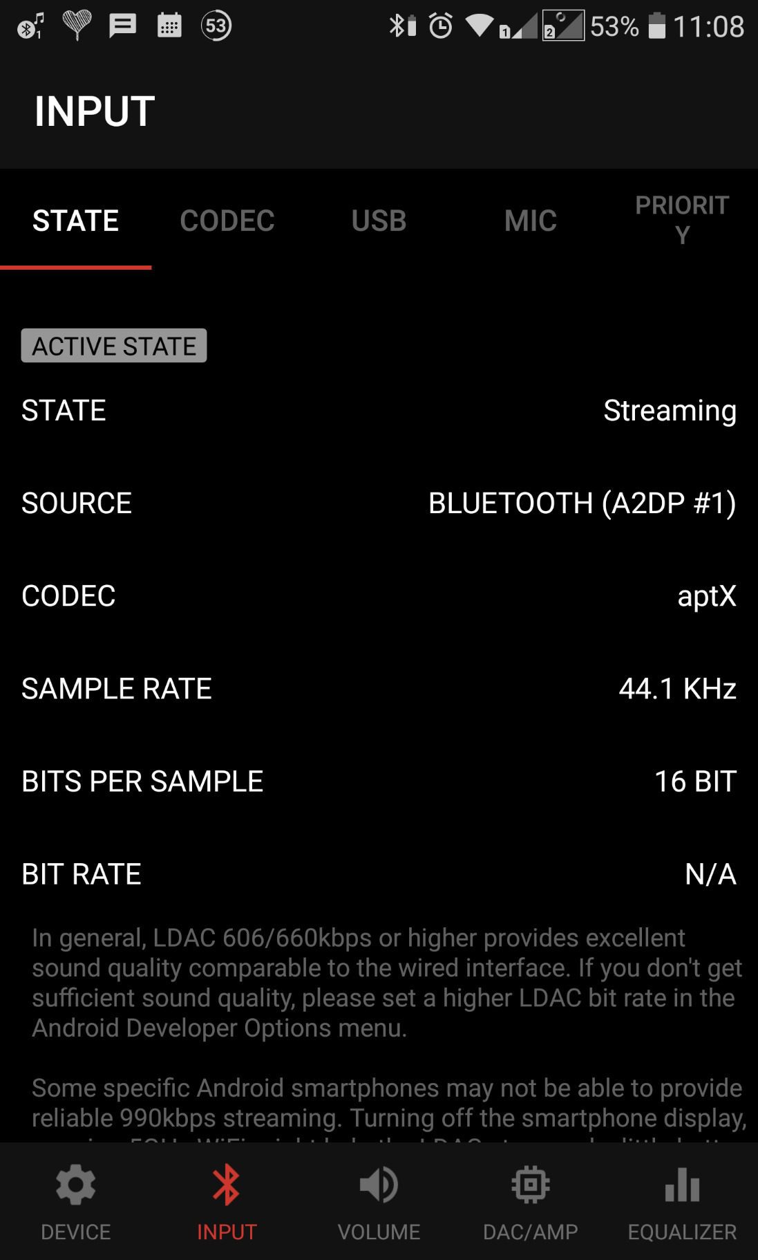 Qudelix-5K Bluetooth USB DAC AMP with LDAC, aptX Adaptive, aptX HD, AAC (Dual ES9219 3.5mm Unbalanced & 2.5mm Balanced Output) - Customer Photo 1