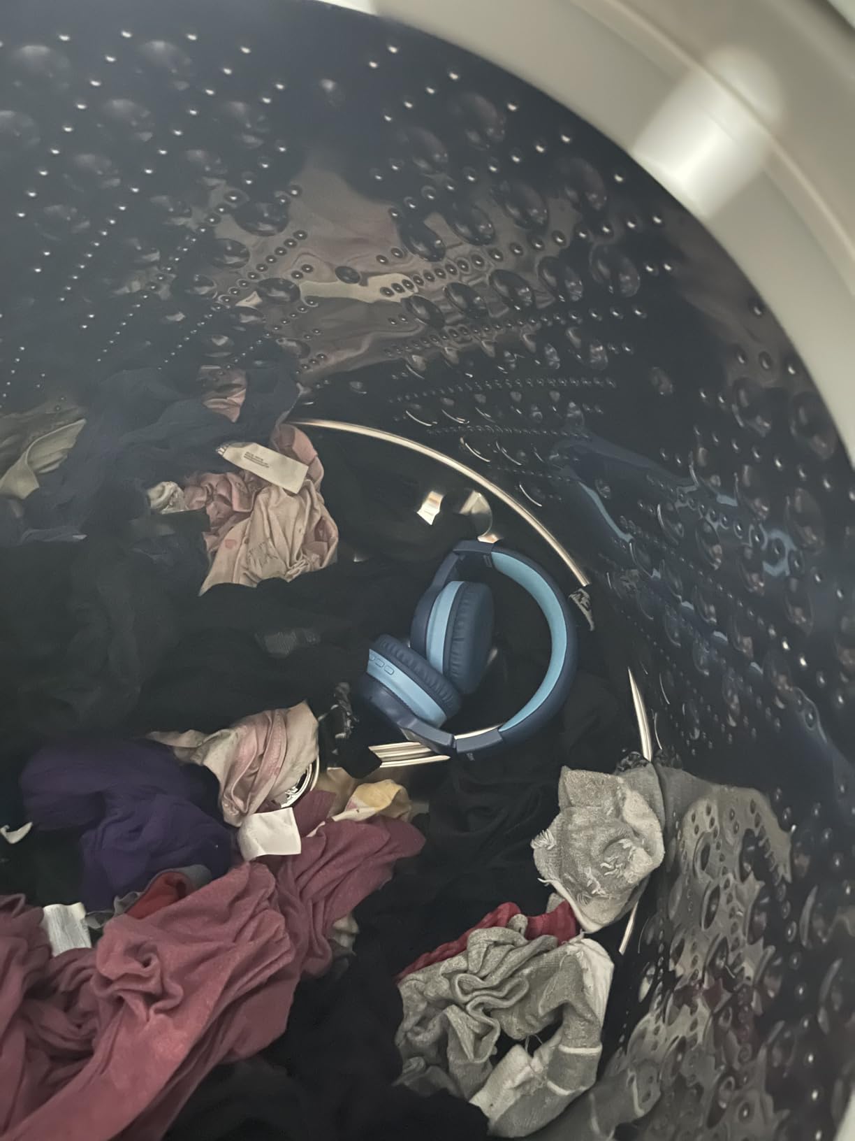 iClever BTH12 Kids Bluetooth Headphones,Colorful LED Lights Kids Headphones Wireless,74/85dBA Safe Volume,85H Playtime,Fast Charging,Bluetooth 5.2,Over Ear,Built-in Mic for iPad/Tablet/Airplane,Blue customer photo 1