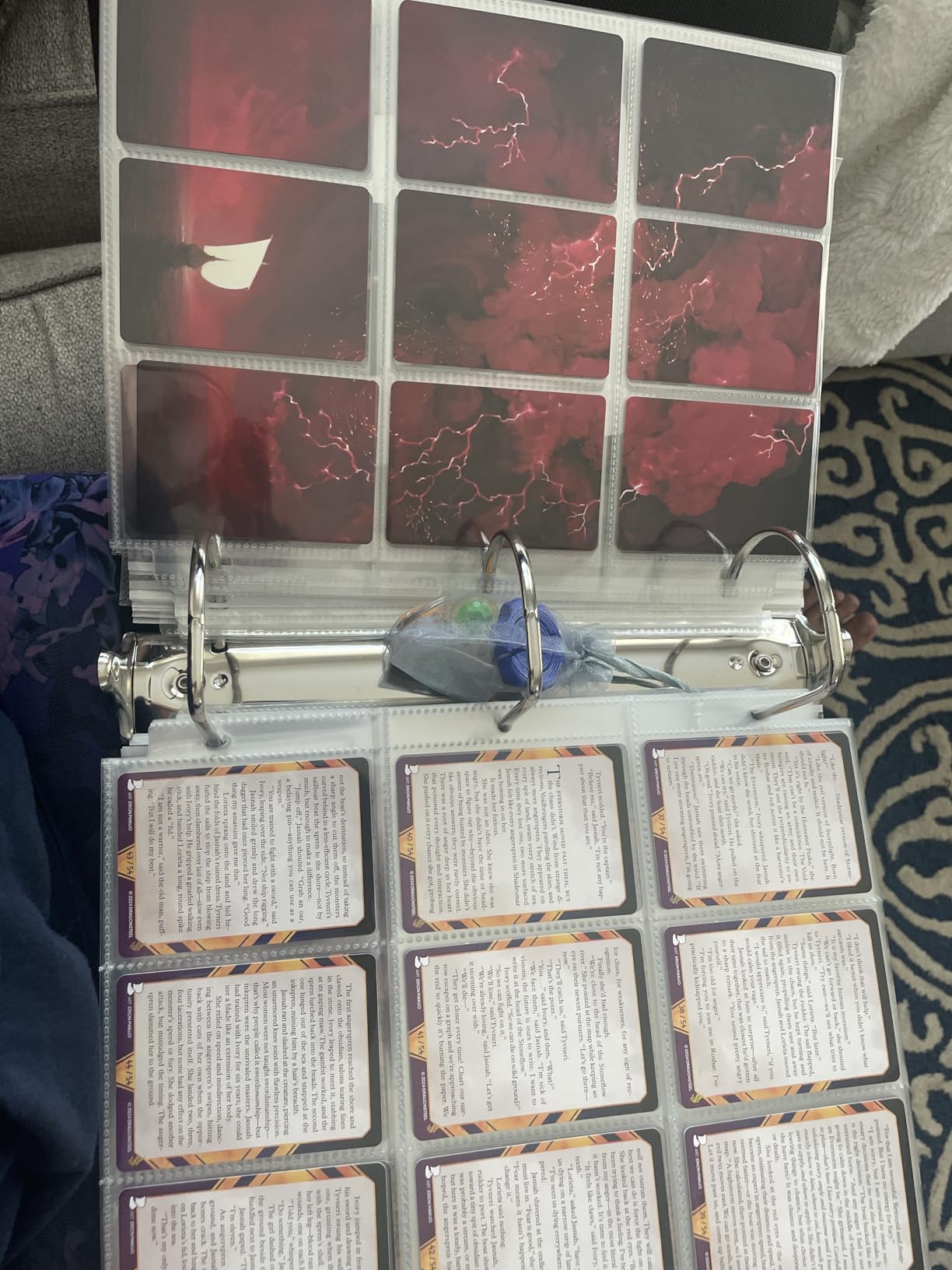 36 Pack 9 Pocket Page Protectors, Sooez Trading Card Sleeves for 3 Ring Binder, Baseball Cards Holder, Protective Pages Sheets for Binders Album, Fit for YuGiOh, MTG, Game, Business & Sports Cards - Customer Photo 1