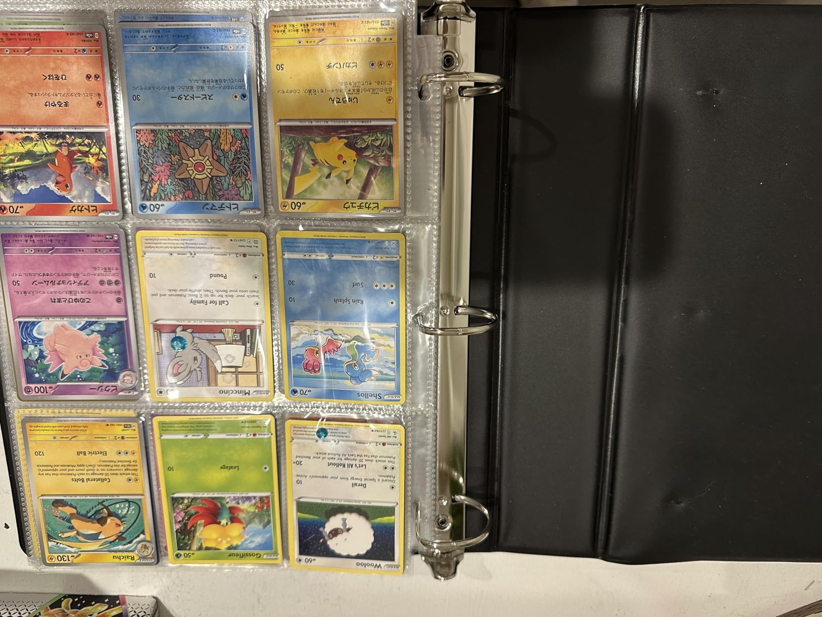 36 Pack 9 Pocket Page Protectors, Sooez Trading Card Sleeves for 3 Ring Binder, Baseball Cards Holder, Protective Pages Sheets for Binders Album, Fit for YuGiOh, MTG, Game, Business & Sports Cards - Customer Photo 2