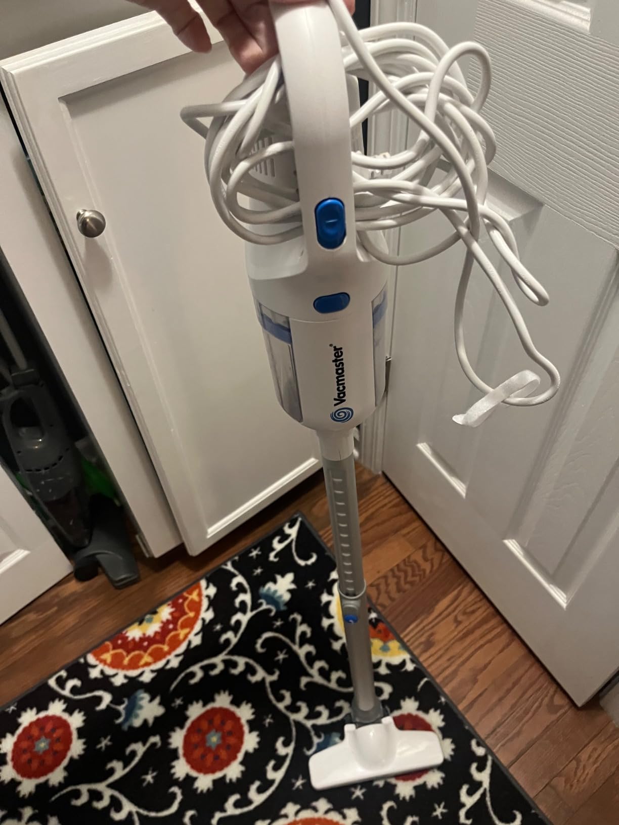 Vacmaster Corded Stick Vacuum Cleaner 2 in 1 Ultra-Lightweight 14Kpa Power Suction Handheld Vacuum Cleaner with Washable HEPA Filter for Home, Car, Pet Hair, Carpet, Hard Floor - Customer Photo 4