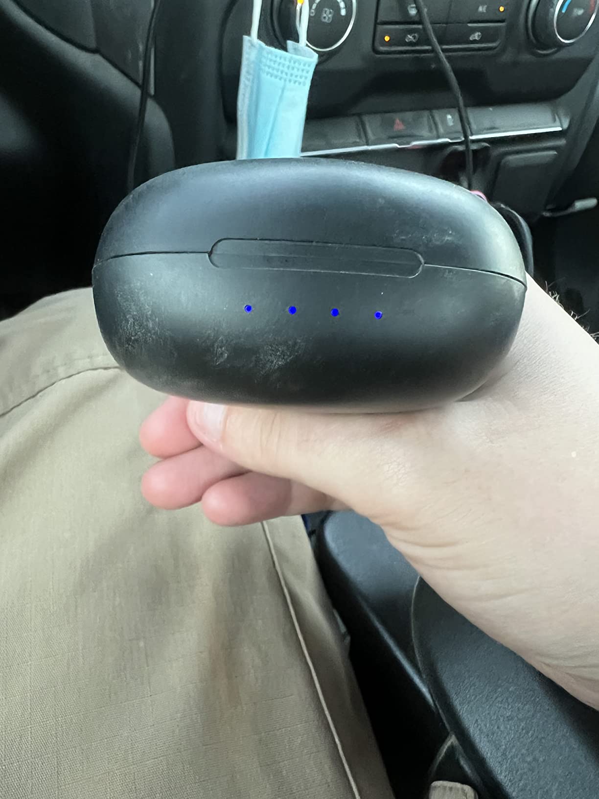 TREBLAB X3 Pro - Workout True Wireless Earbuds, Comfortable Earhooks, Bluetooth 5.3, Punchy Bass, Noise Isolation, 145H Playtime, IPX5 Waterproof, Sweatproof, 2 Mics for Calls, Sport Bluetooth Earbuds - Customer Photo 2