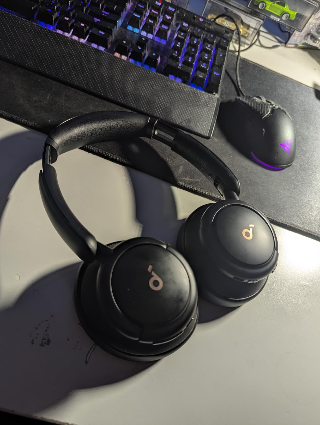 soundcore Life Q30 by Anker, Hybrid Active Noise Cancelling Headphones with Multiple Modes, Hi-Res Sound, Custom EQ via App, 50H Playtime, Comfortable Fit, Bluetooth, Multipoint Connection - Customer Photo 1