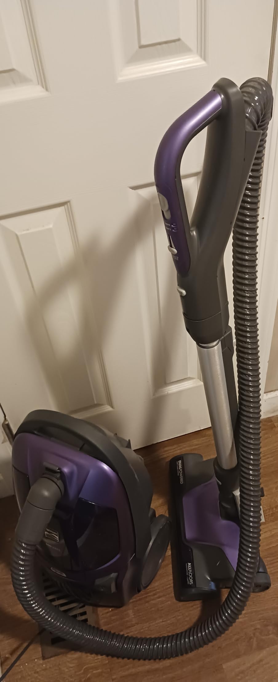 Kenmore 600 Series Pet Friendly Lightweight Bagged Canister Vacuum with Pet PowerMate, Pop-N-Go Brush, 2 Motors, HEPA Filter, Aluminum Telescoping Wand, Retractable Cord and 4 Cleaning Tools, Purple - Customer Photo 2