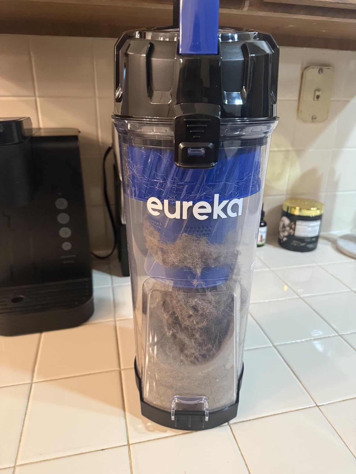 Eureka Lightweight Powerful Upright Vacuum Cleaner for Carpet and Hard Floor, PowerSpeed, New Model,Blue,black/New Model - Customer Photo 4