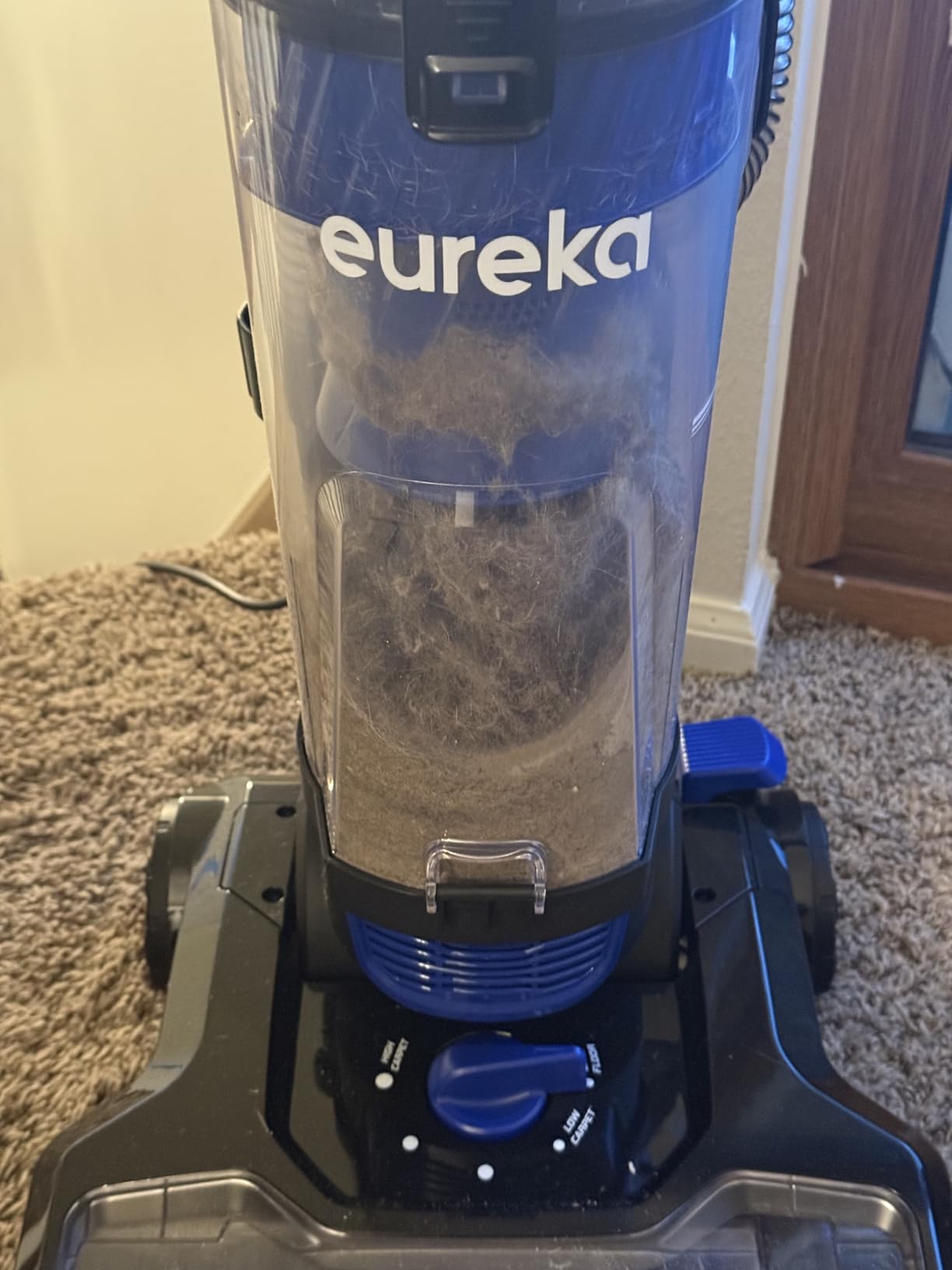 Eureka Lightweight Powerful Upright Vacuum Cleaner for Carpet and Hard Floor, PowerSpeed, New Model,Blue,black/New Model - Customer Photo 5