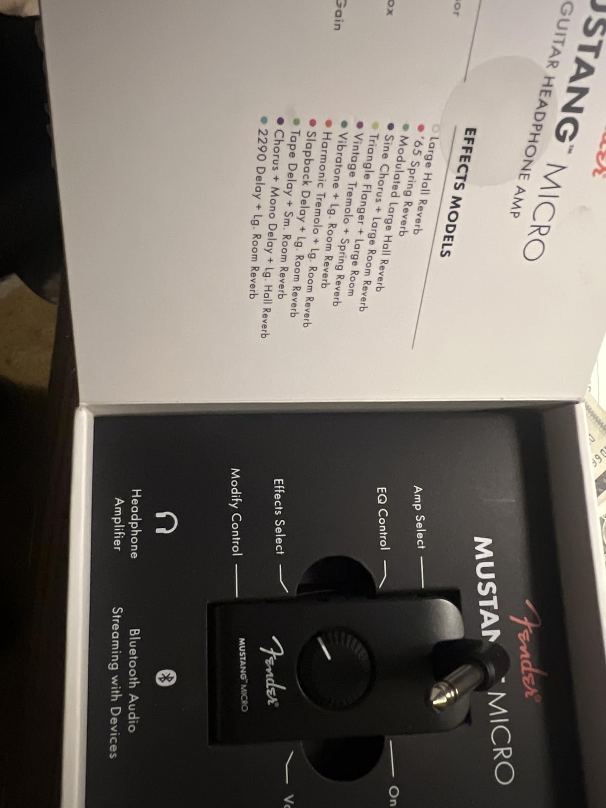 Fender Mustang Micro Headphone Amplifier, with 2-Year Warranty - Customer Photo 3