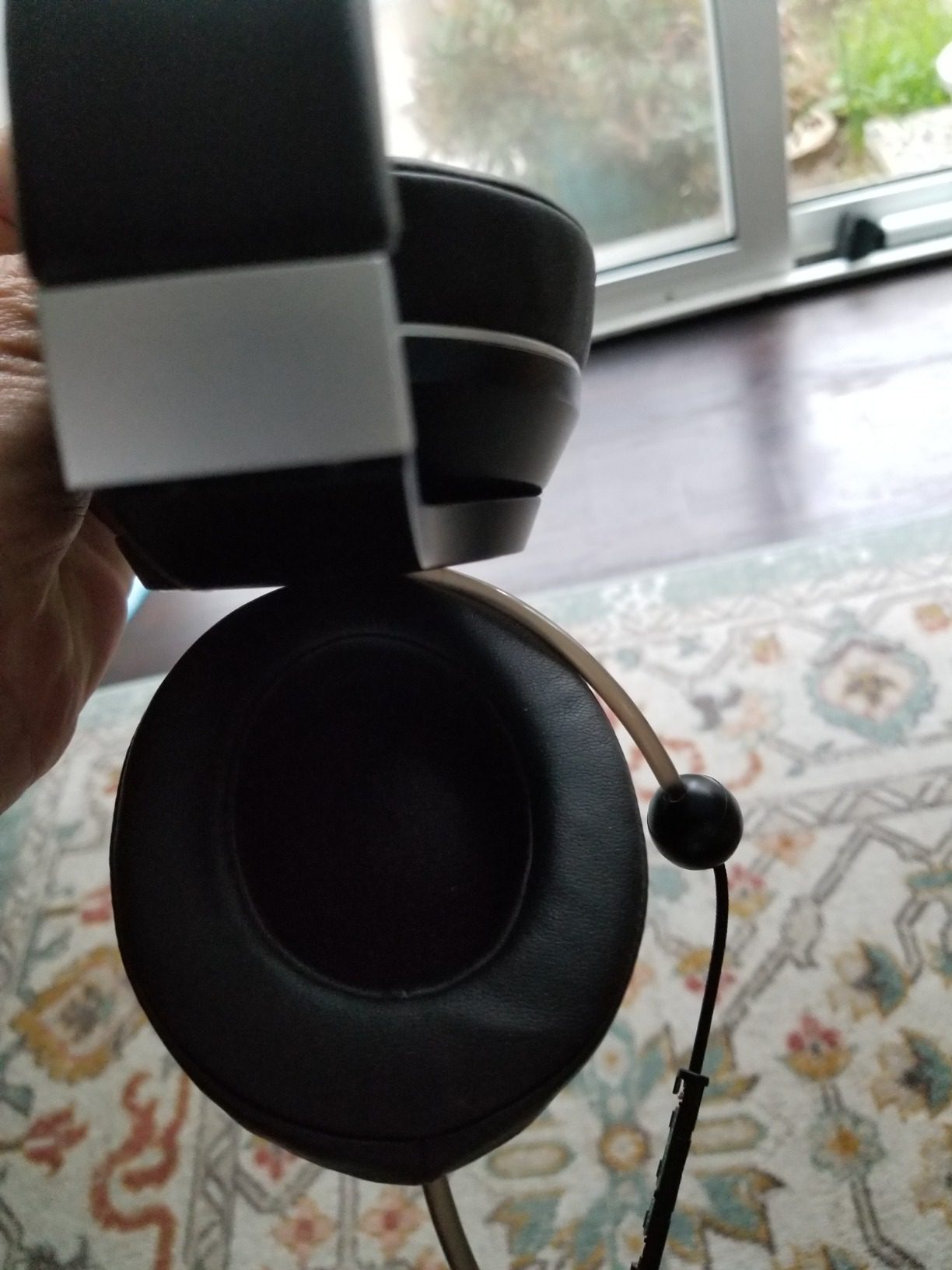 DefenderShield Over-Ear Air Tube Headphones E M F Free – Wired Design for Reduced Wireless Signal Contact – Built-in Mic & Audio Controls – Foldable Airtube Headphones E M F Free with Travel Case - Customer Photo 2