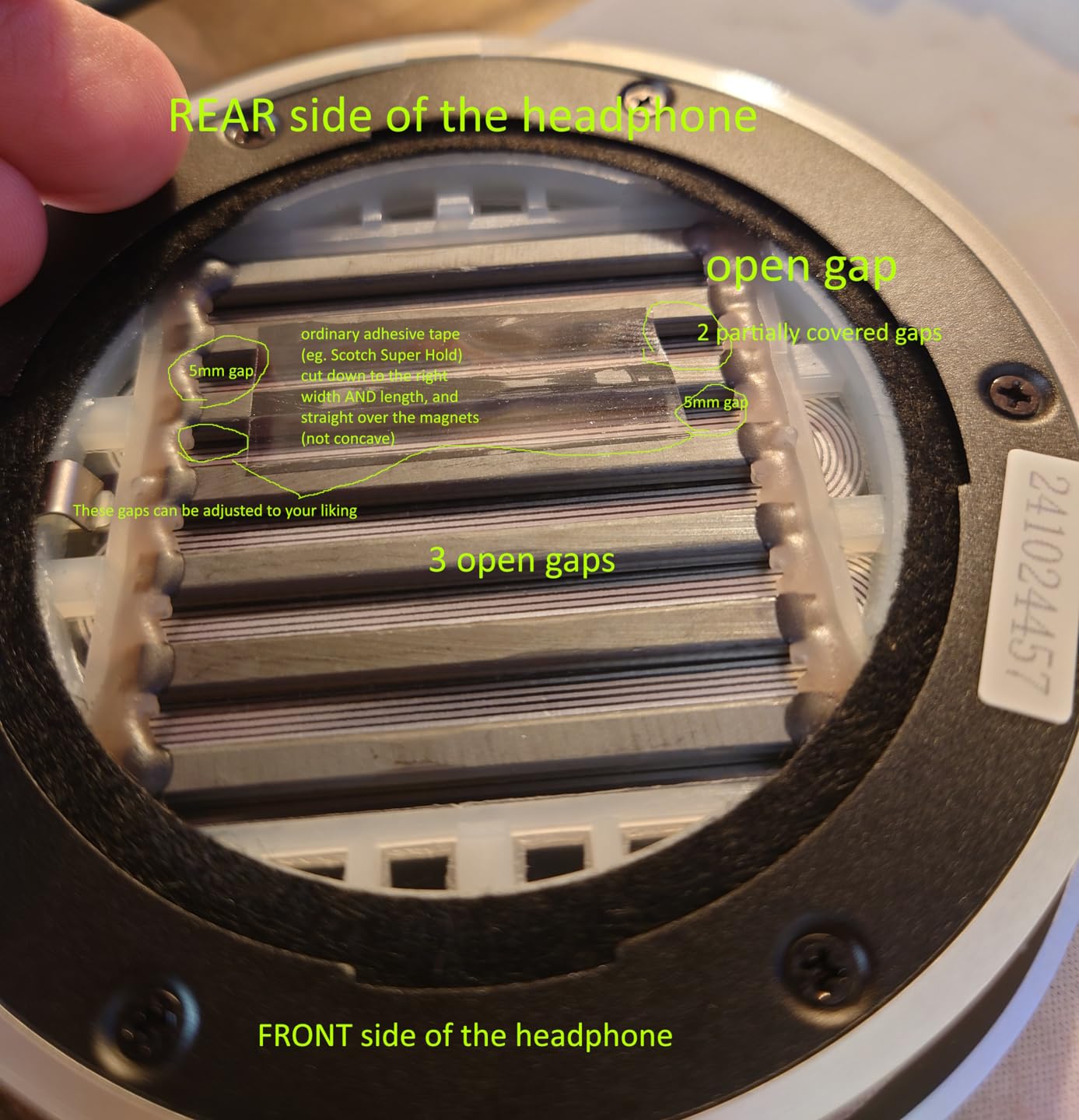 HIFIMAN HE400SE Stealth Magnets Version Over-Ear Open-Back Full-Size Planar Magnetic Wired Headphones for Audiophiles/Studio, Great-Sounding, Stereo, High Sensitivity, Comfortable, Sliver - Customer Photo 1