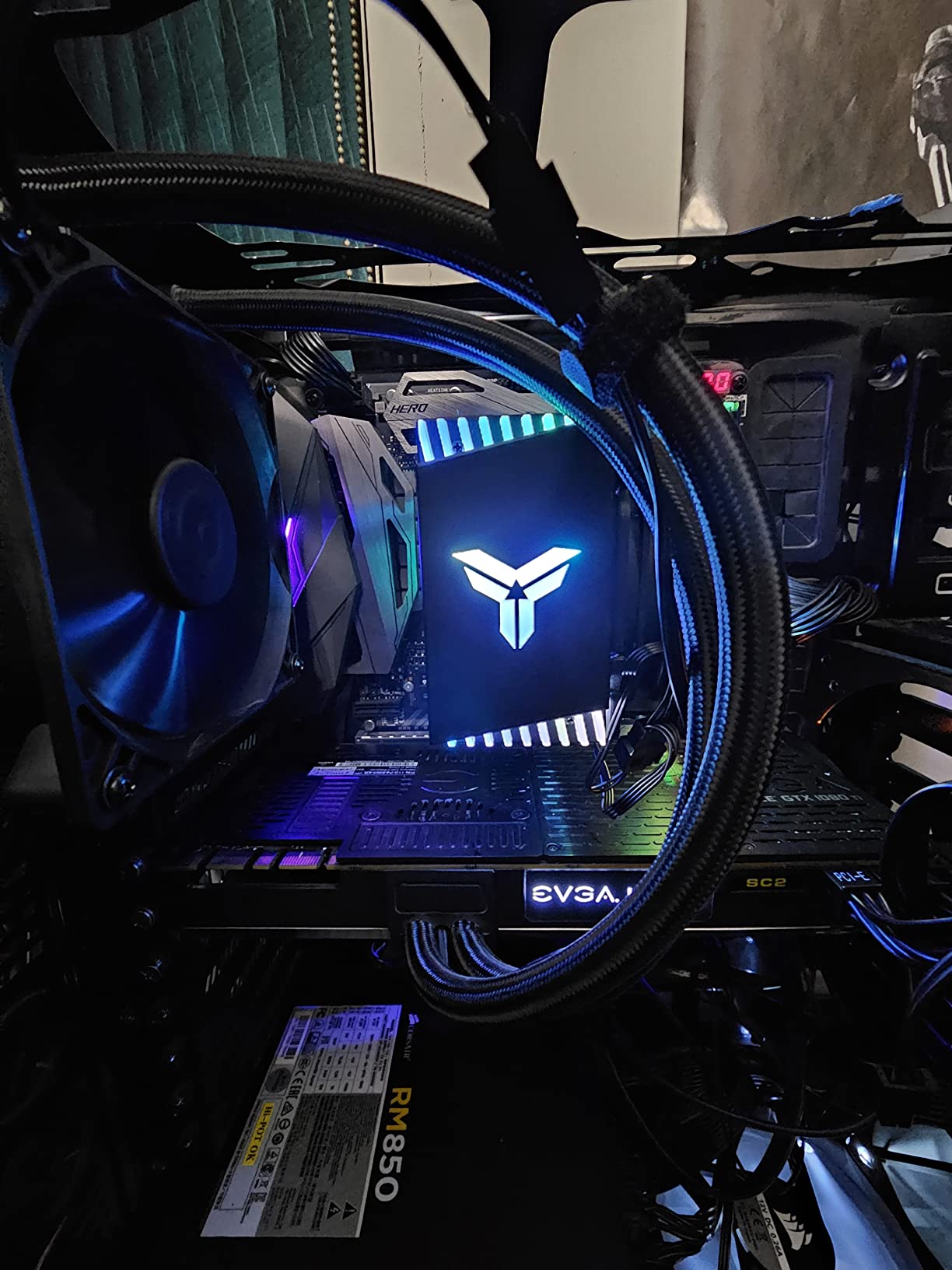 JONSBO CR1400 RGB CPU Air Cooler, 92mm PWM CPU Cooler with 4 Heat Pipes, Removable Computer PC Fans Easy to Install, Quiet Rainbow RGB Cooling Fan for Intel LGA 1851/1700/1200/1151, AMD AM4 AM5, Black - Customer Photo 4