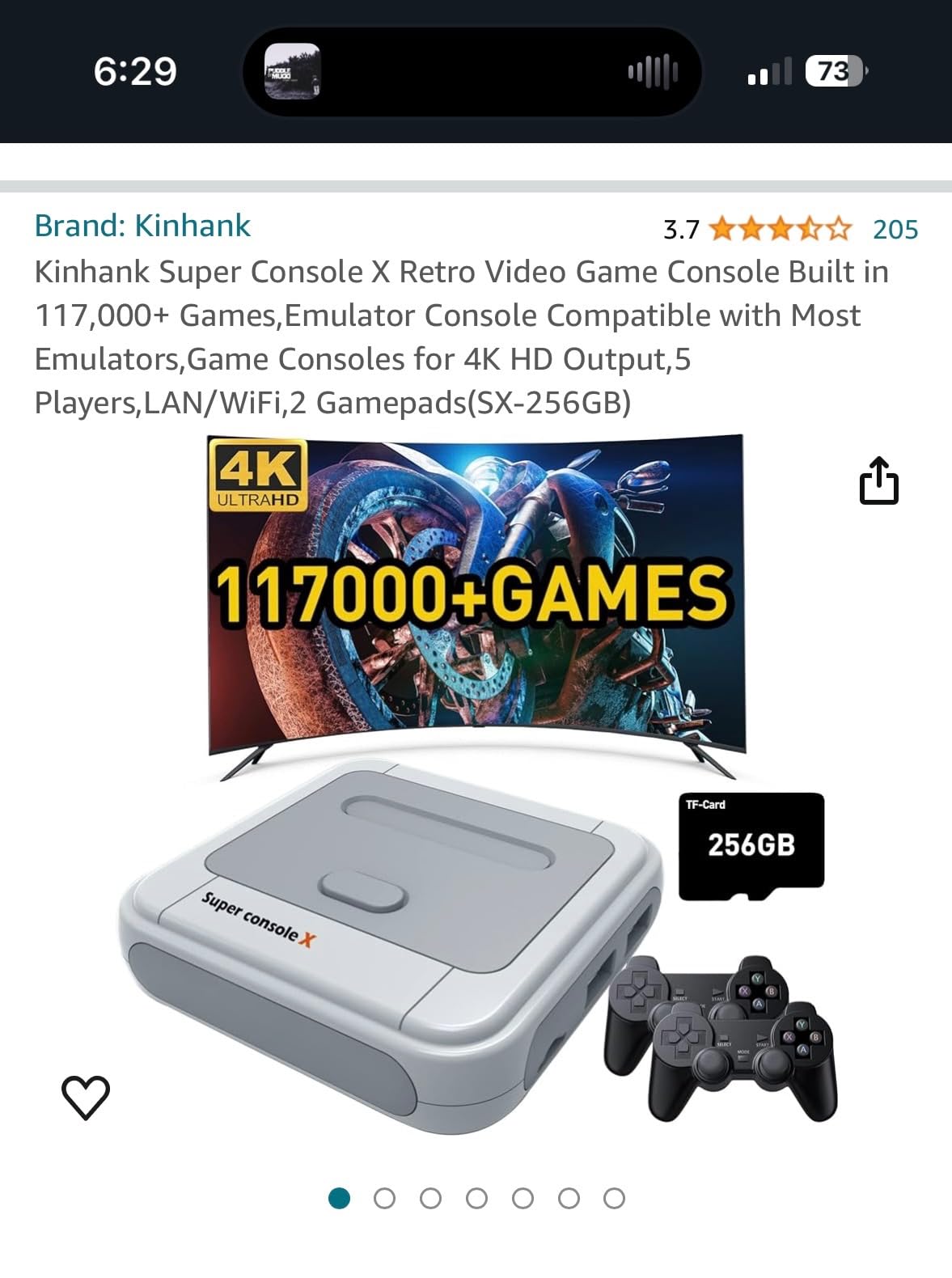 Kinhank Super Console X Retro Video Game Console Built in 117,000+ Games,Emulator Console Compatible with Most Emulators,Game Consoles for 4K HD Output,5 Players,LAN/WiFi,2 Gamepads(SX-256GB) - Customer Photo 1