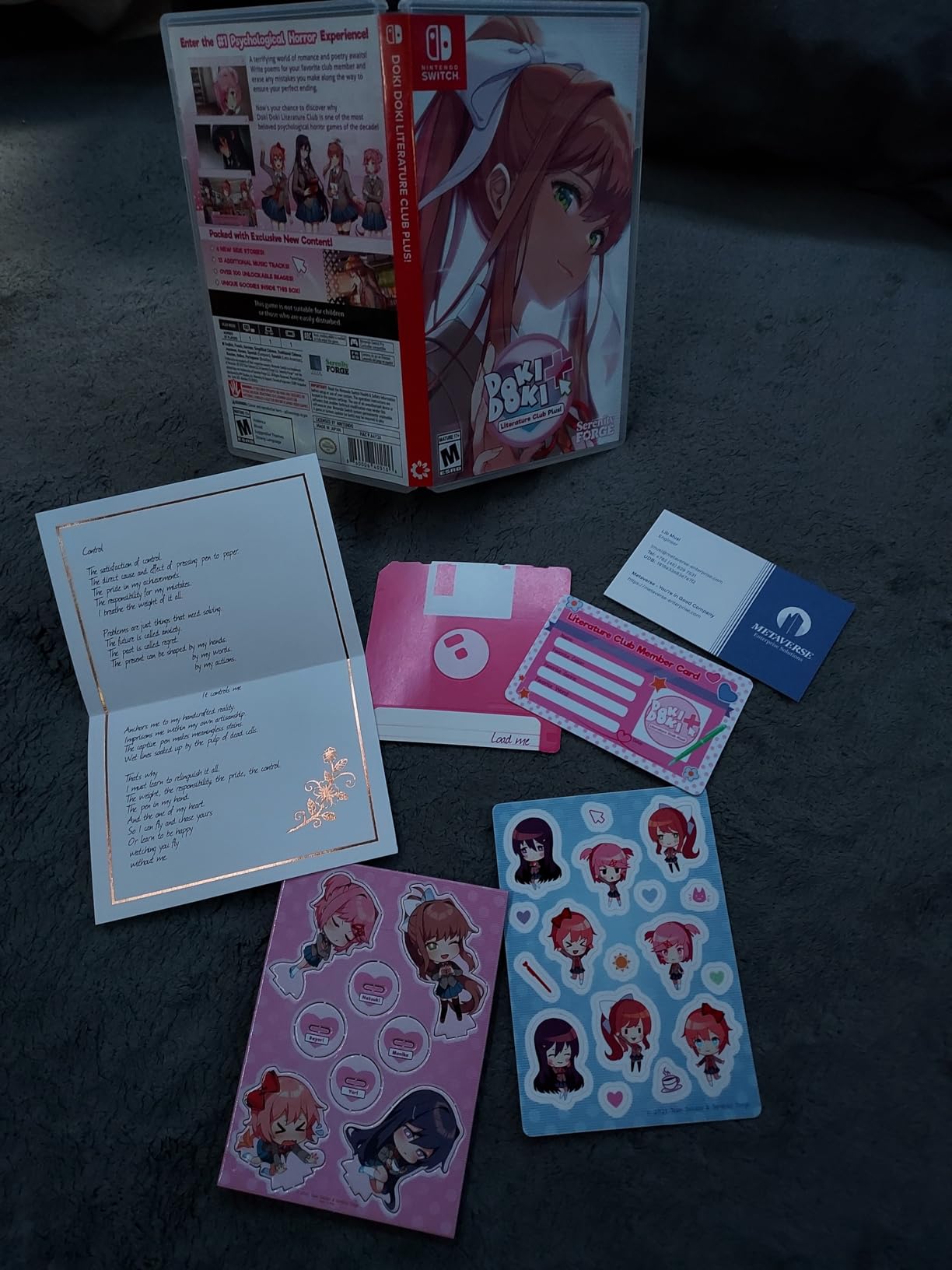 Doki Doki Literature Club Plus! Premium Physical Edition – Nintendo Switch - Customer Photo 1