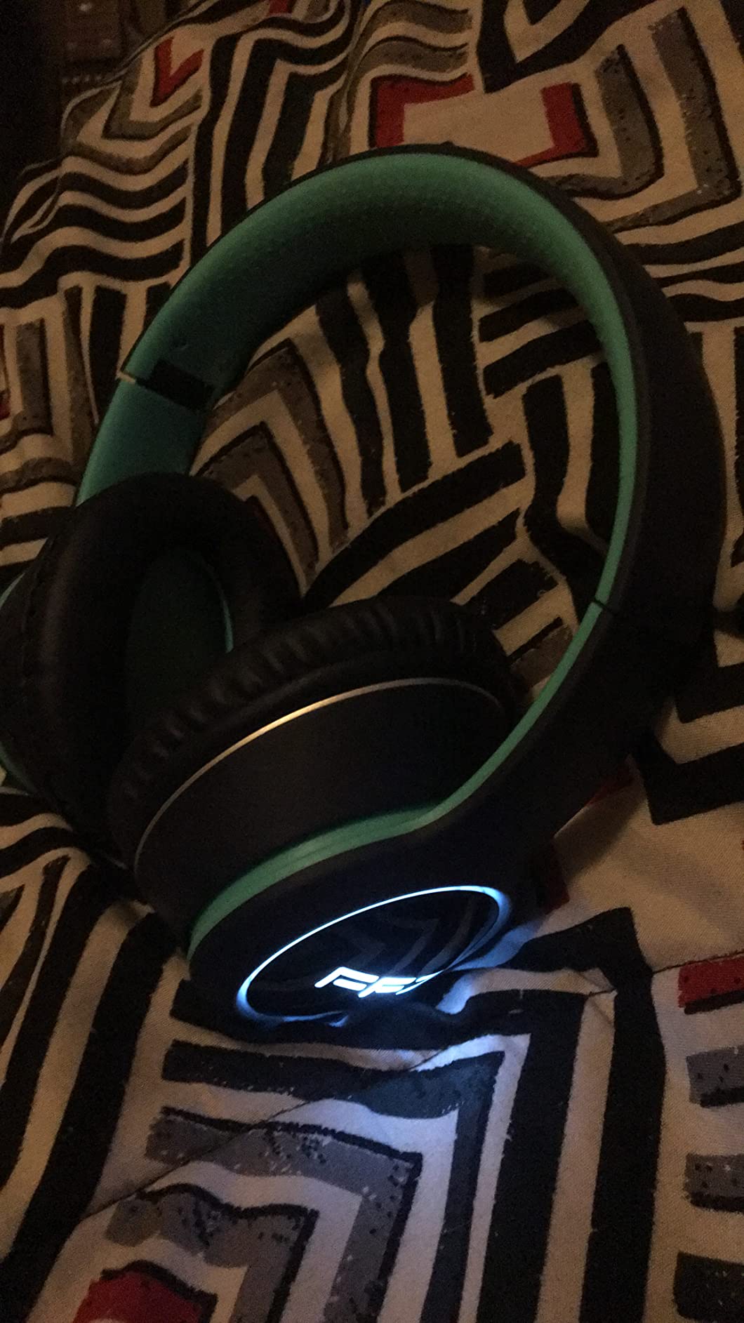 FFZ Kids Bluetooth Headphones, Wireless for School, Built-in Mic, LED Lights, Foldable for Ipad/Tablet/Car/Airplane (Navy Blue) - Customer Photo 1