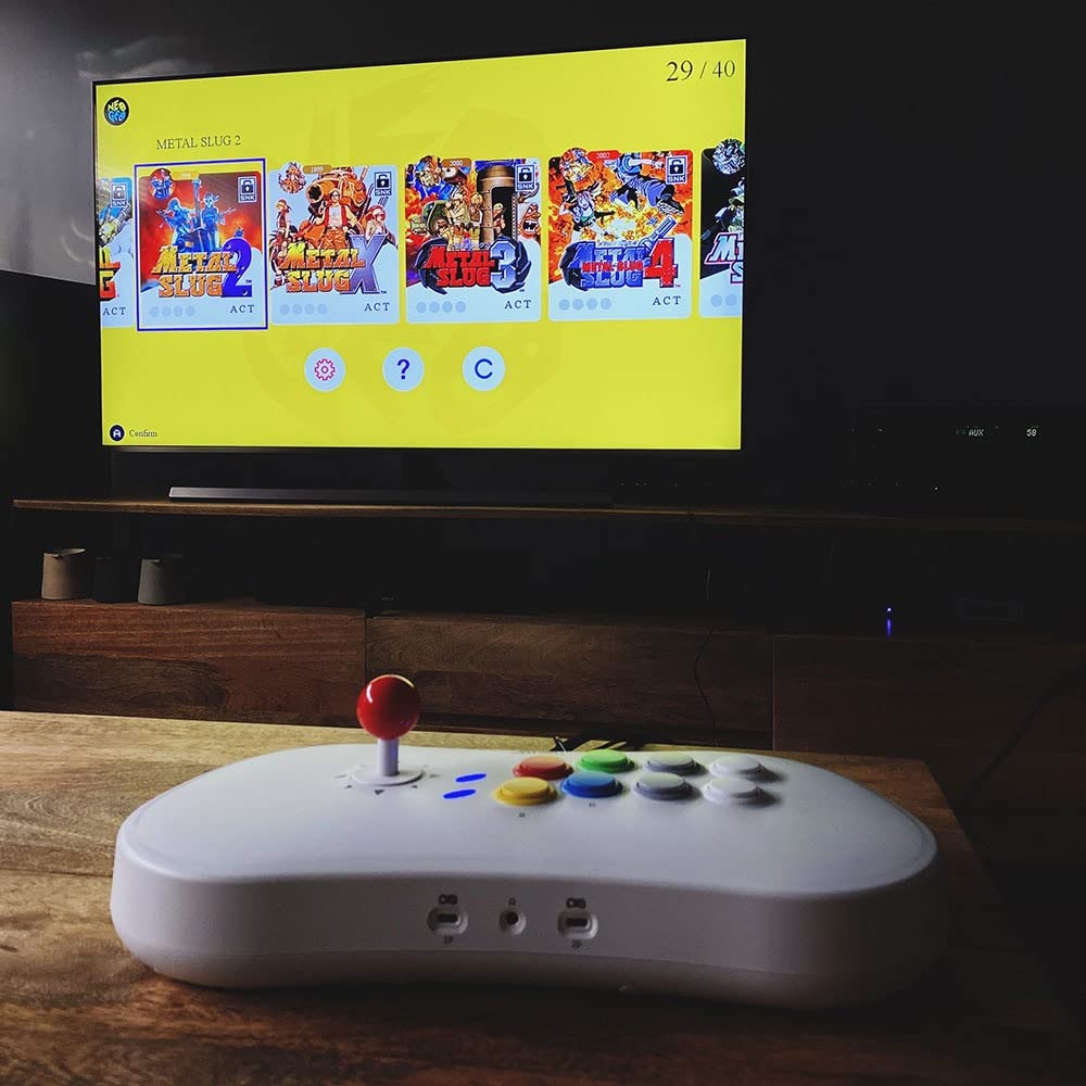 NEOGEO Arcade Stick Pro with 20 Genuine SNK Retro Games, NEO-GEO Game Joystick Support 720p HDMI Output, Connect NEO GEO Gamepads Customer Review NEOGEO Arcade Stick Pro with 20 Genuine SNK Retro Games, NEO-GEO Game Joystick Support 720p HDMI Output, Connect NEO GEO Gamepads - Customer Photo 1