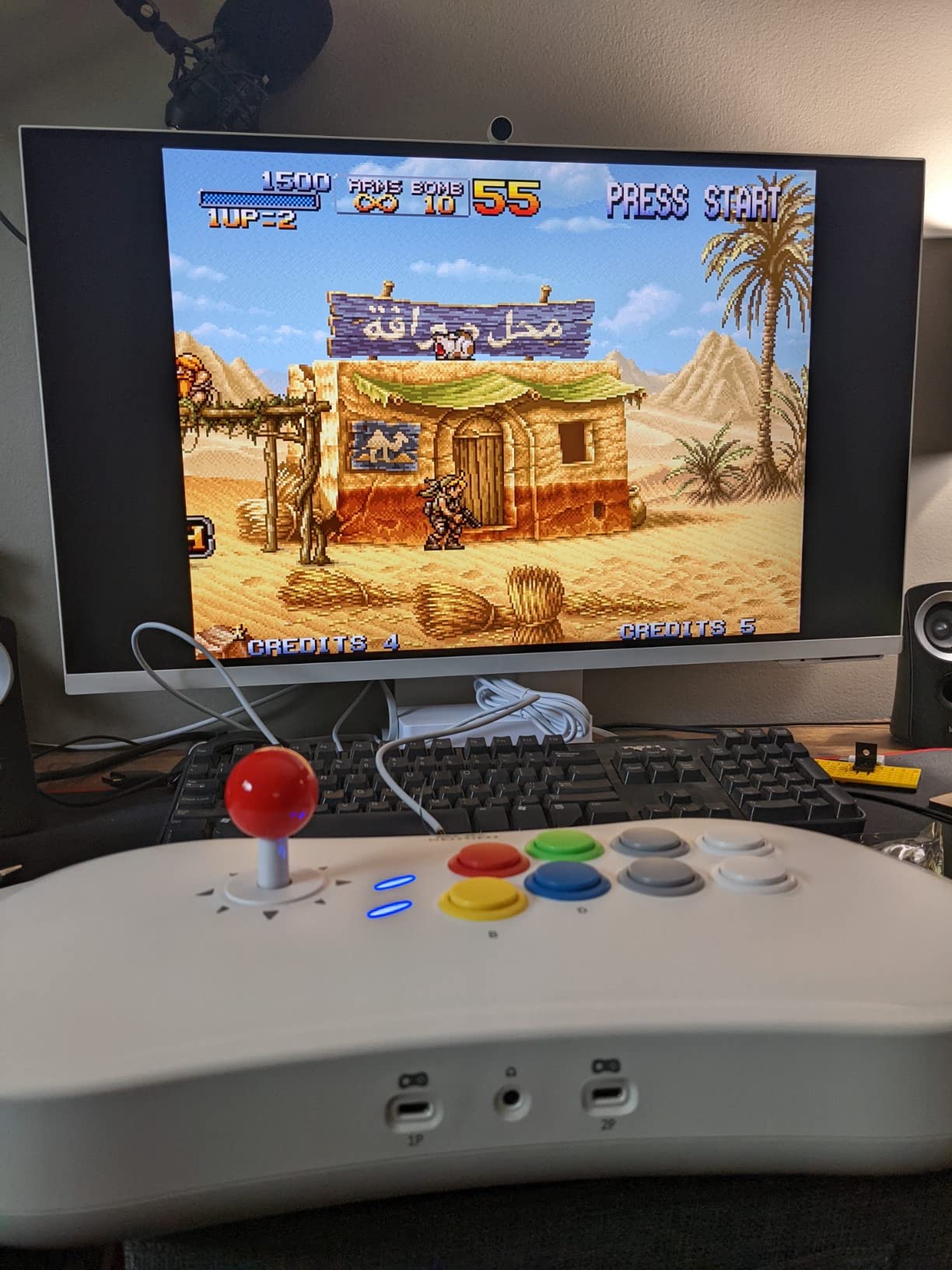 NEOGEO Arcade Stick Pro with 20 Genuine SNK Retro Games, NEO-GEO Game Joystick Support 720p HDMI Output, Connect NEO GEO Gamepads Customer Review NEOGEO Arcade Stick Pro with 20 Genuine SNK Retro Games, NEO-GEO Game Joystick Support 720p HDMI Output, Connect NEO GEO Gamepads - Customer Photo 2
