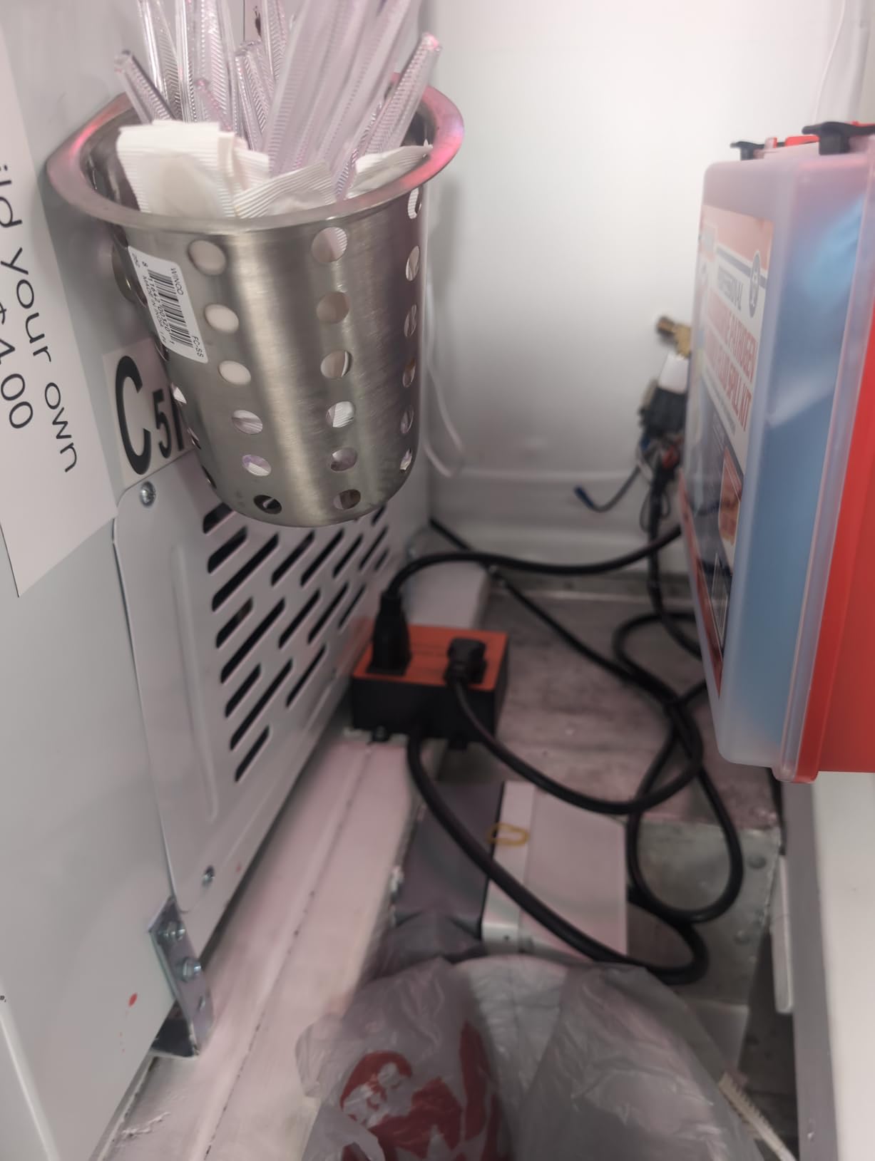 Refrigerator Surge Protector, Ortis Double Outlet Voltage Protector for Home Appliances with Time Delay, Protects Against Brownout, Spike, Instant Surge All Voltage Abnormalities, black - Customer Photo 1