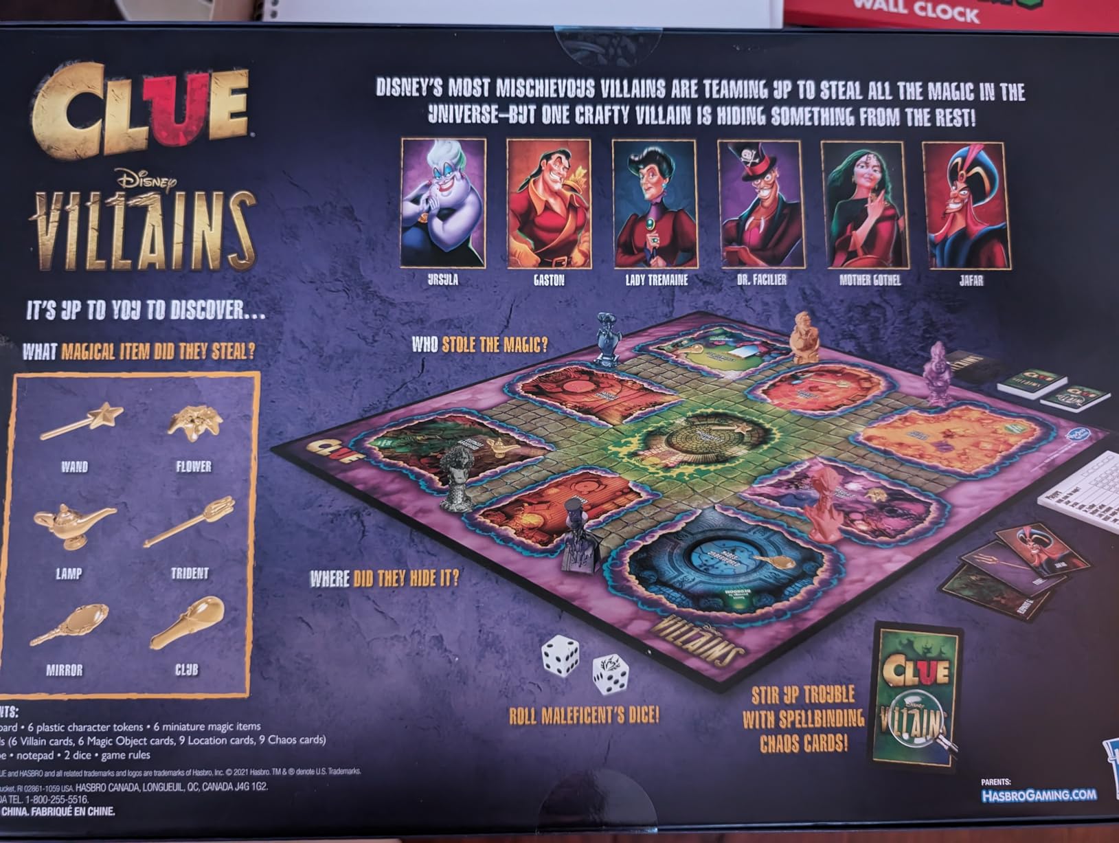 Hasbro Gaming Clue: Disney Villains Edition Board Game for Kids Ages 8+, 2-6 Players (Amazon Exclusive) - Customer Photo 1
