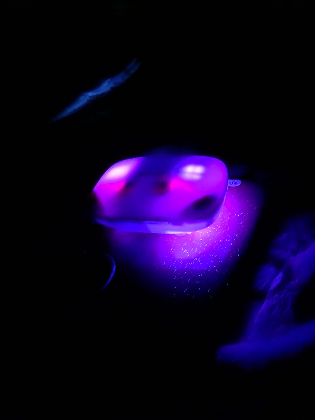 bmani Ear Buds Wireless Earbuds Bluetooth Headphones with 80H Playtime LED Display Case, Over-Ear Hook with Mic, Stereo Sound, Easy Button Controls, Sports Earphones for Running Workout Gym Black - Customer Photo 2