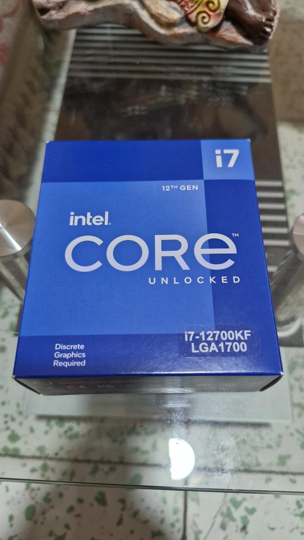 Intel® Core™ i7-12700KF, 12-Core Desktop Processor (8P+4E) up to 5.0GHz, LGA1700 125W 600 Series Chipset - Customer Photo 2