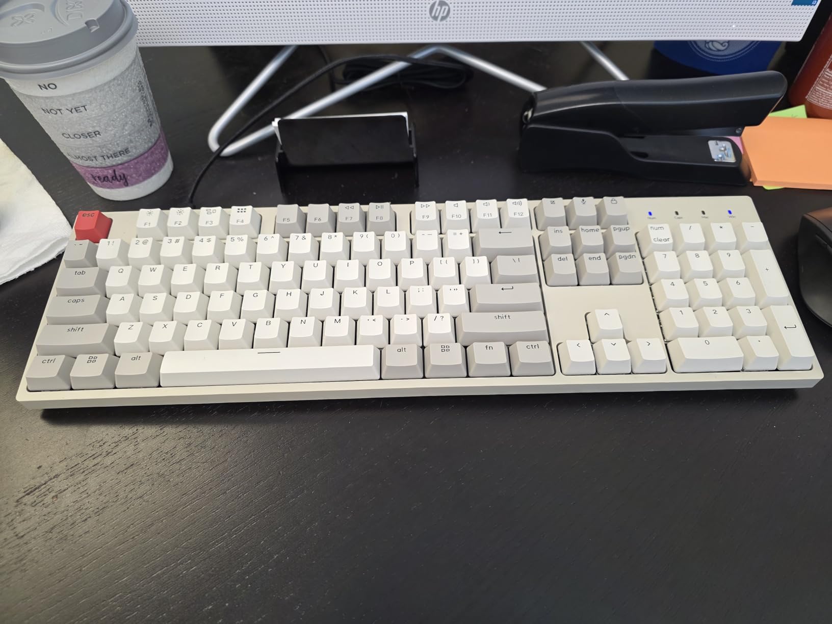 Keychron C2 Full Size Wired Mechanical Keyboard Compatible with Mac, Keychron Brown Switch, 104 Keys ABS Retro Color Keycaps Gaming Keyboard for Windows, USB-C Type-C Braid Cable - Customer Photo 2