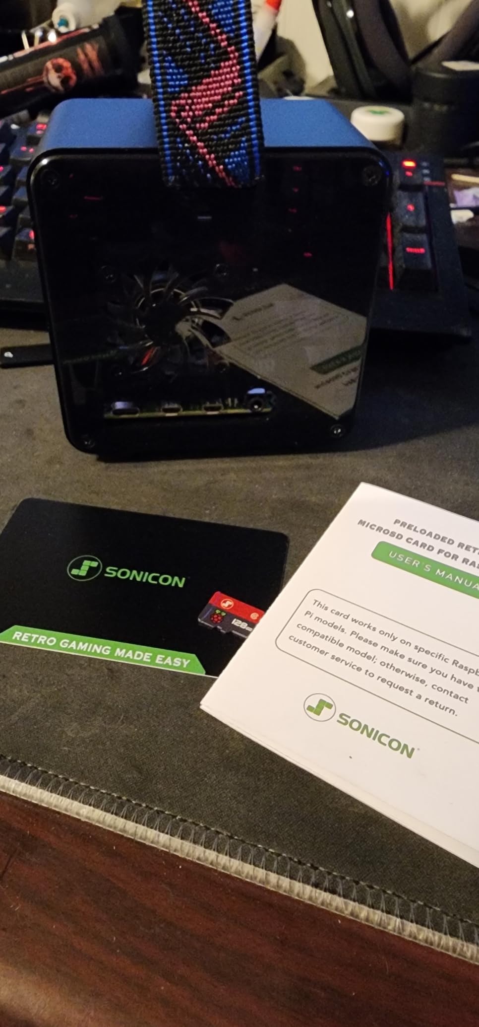 Sonicon Preloaded RetroPie Batocera Emulator MicroSD Card w/NES/SNES/Sega/GB/Atari/Arcade/Mame/Genesis/N64, Plug&Play (128GB, for Raspberry Pi 4/4b+/400) - Customer Photo 1