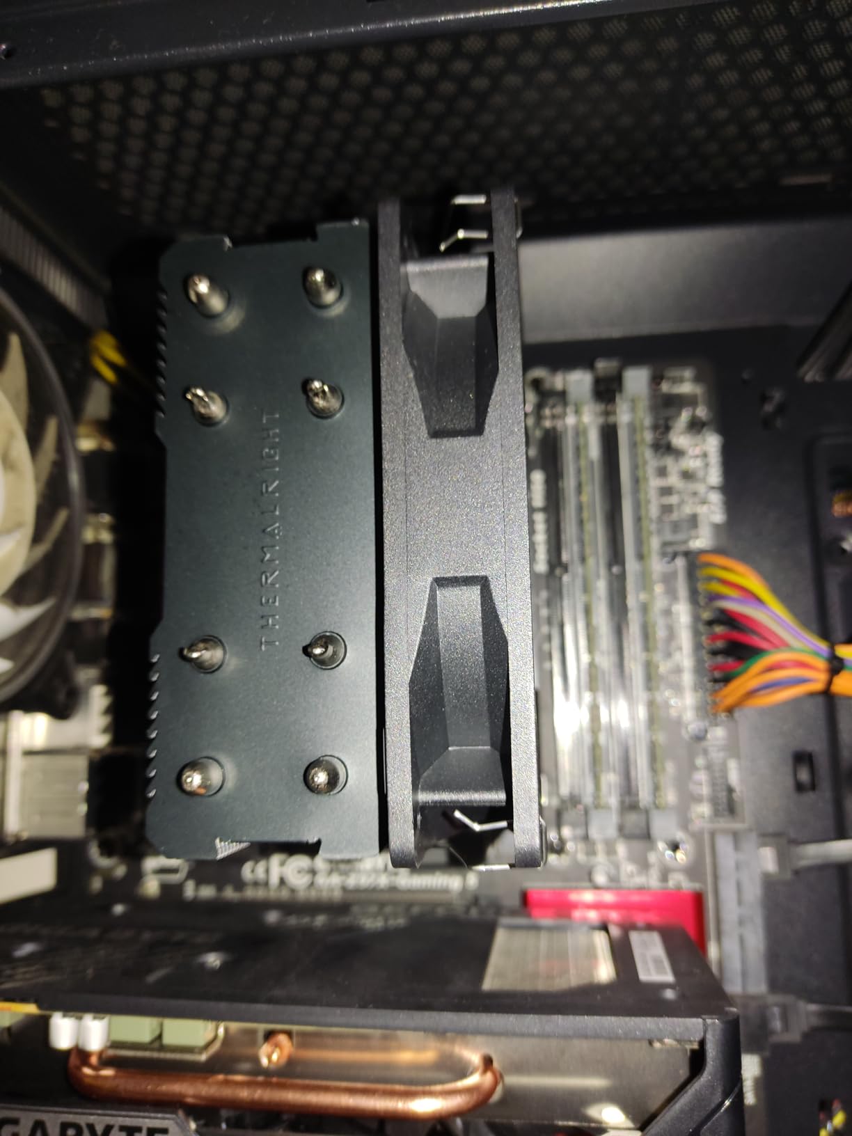 Thermalright Assassin X120 Refined SE CPU Air Cooler, 4 Heat Pipes, TL-C12C PWM Fan, Aluminium Heatsink Cover, AGHP Technology, for AMD AM4/AM5/Intel LGA 1150/1151/1155/1200/1700/1851(AX120 R SE) Customer Review Thermalright Assassin X120 Refined SE CPU Air Cooler, 4 Heat Pipes, TL-C12C PWM Fan, Aluminium Heatsink Cover, AGHP Technology, for AMD AM4/AM5/Intel LGA 1150/1151/1155/1200/1700/1851(AX120 R SE) - Customer Photo 2