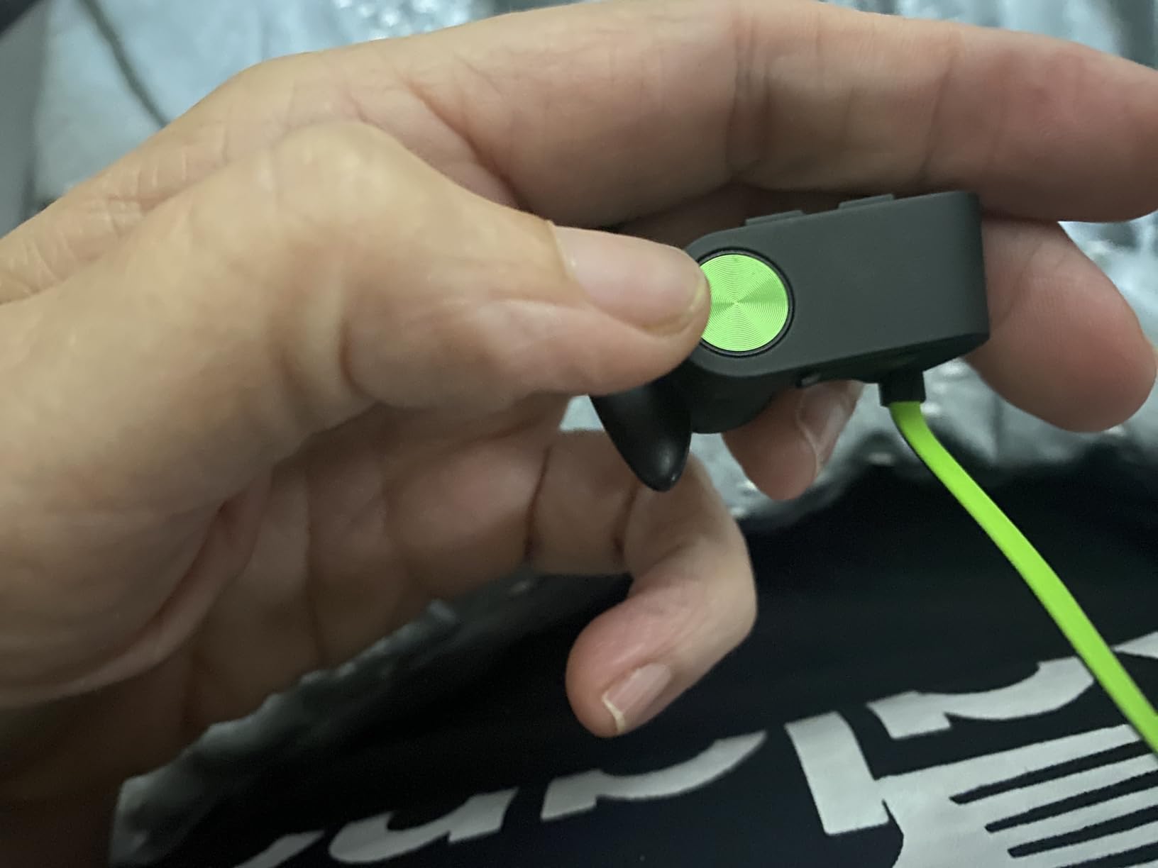 Stiive Bluetooth Headphones, 5.3 Wireless Sports Earbuds IPX7 Waterproof with Mic, Stereo Sweatproof in-Ear Earphones, Noise Cancelling Headsets for Gym Running Workout, 16 Hours Playtime - GreenBlack - Customer Photo 2