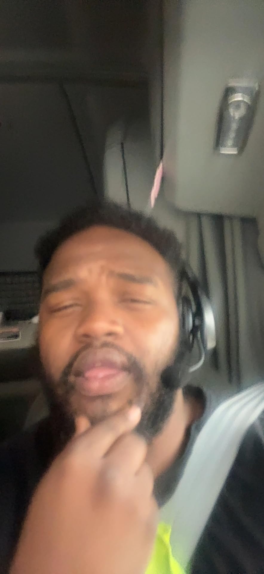 LEVN Bluetooth Headset with Microphone, Trucker Bluetooth Headset with AI Noise Cancelling & Mute Button, Wireless On-Ear Headphones 60 Hrs Working Time, for Trucker Home Office Remote Work Zoom - Customer Photo 2