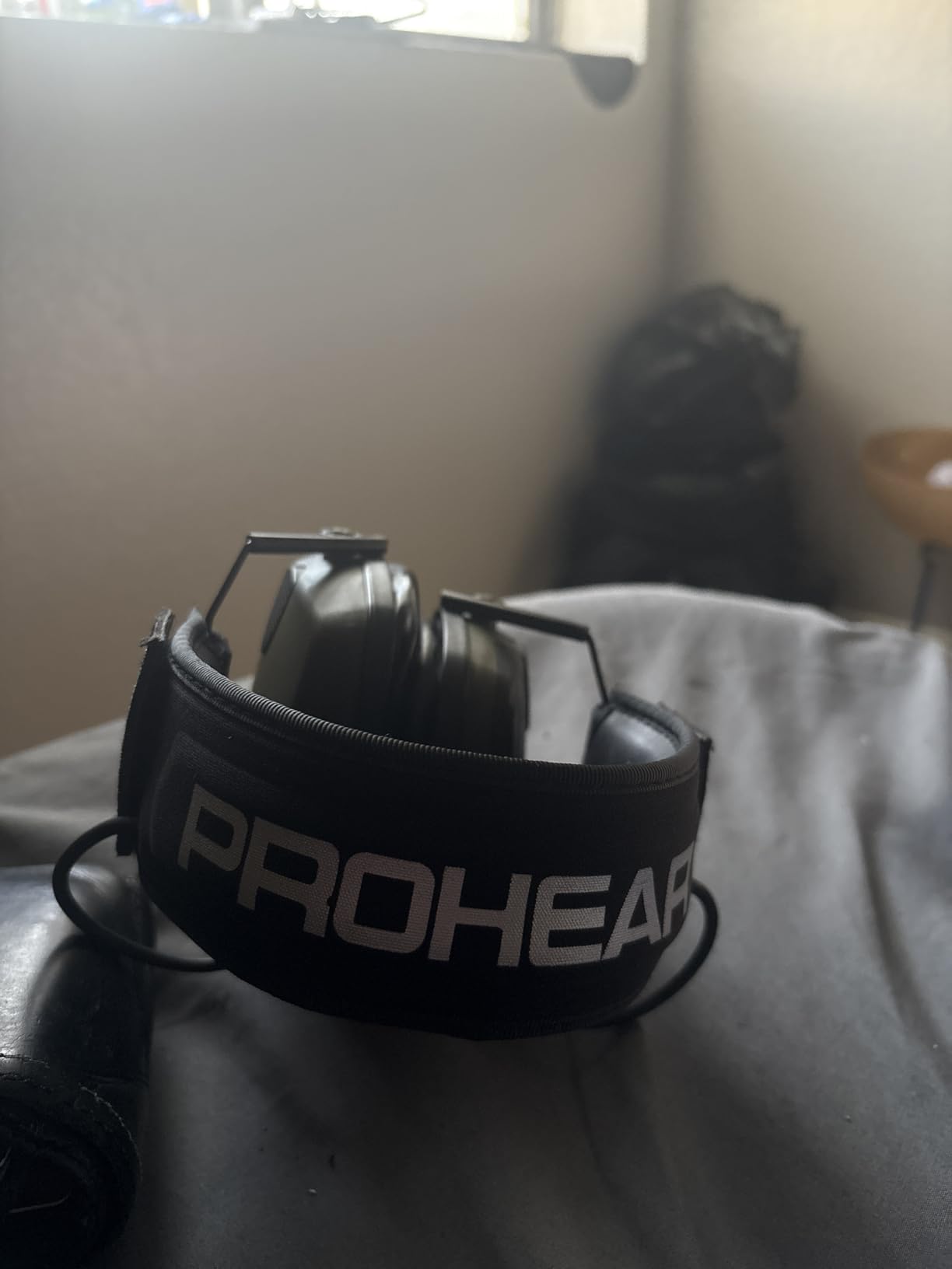 PROHEAR Electronic Ear Protection for Shooting with 4X Sound Amplification, Gun Range Hearing Protection Muffs, NRR 23dB Noise Reduction Headphones for Hunting, Black Customer Review PROHEAR Electronic Ear Protection for Shooting with 4X Sound Amplification, Gun Range Hearing Protection Muffs, NRR 23dB Noise Reduction Headphones for Hunting, Black - Customer Photo 2