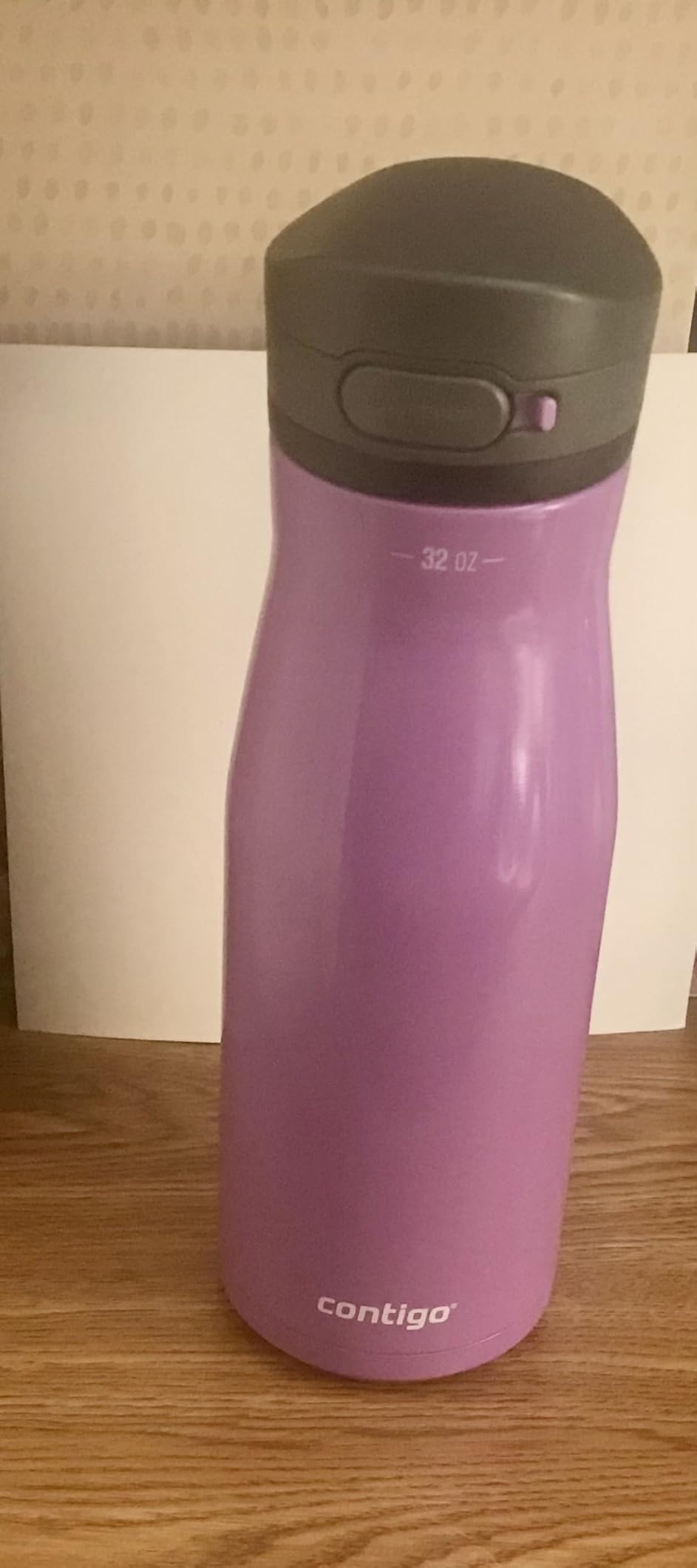 Contigo Jackson Chill 2.0, Vacuum-Insulated Stainless Steel Water Bottle with Secure Lid, Leak-Proof Travel Friendly, 20oz Capacity, Blueberry Color, Keeps Drinks Cold for 12 Hours - Customer Photo 2