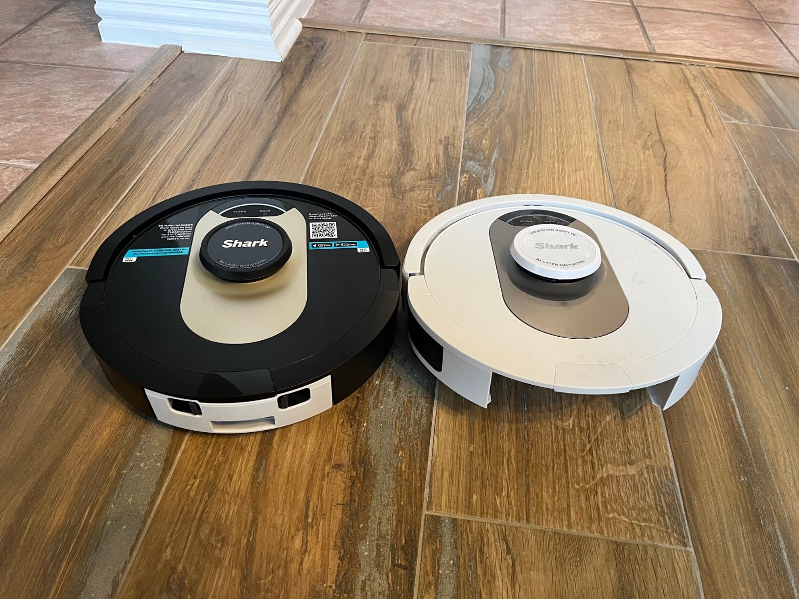 Shark AI Ultra Voice Control Robot Vacuum with Matrix Clean Navigation, Home Mapping, 60-Day Capacity, XL Self-Empty Base for Homes with Pets, Carpet & Hard Floors, Cool Grey Customer Review Shark AI Ultra Voice Control Robot Vacuum with Matrix Clean Navigation, Home Mapping, 60-Day Capacity, XL Self-Empty Base for Homes with Pets, Carpet & Hard Floors, Cool Grey - Customer Photo 5