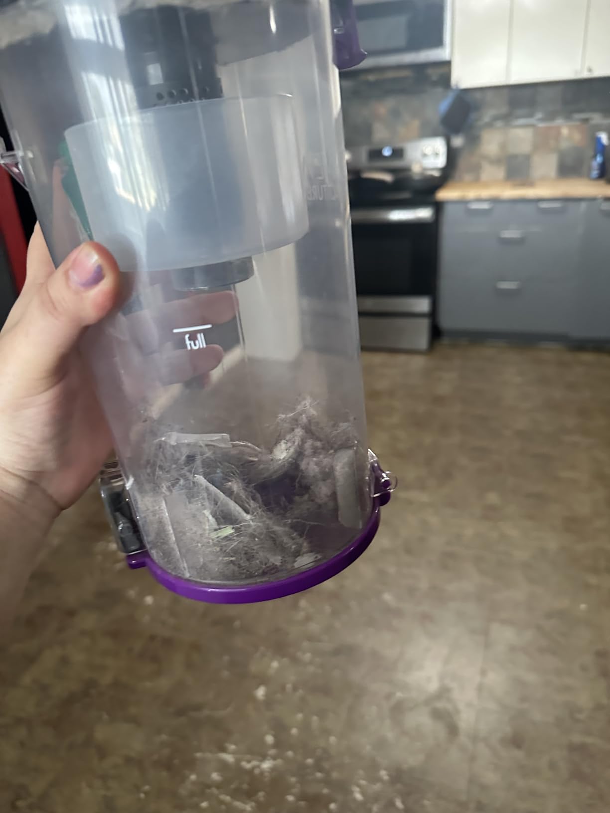 BISSELL CleanView Compact Upright Vacuum, Fits in Dorm Rooms & Apartments, Lightweight with Powerful Suction and Removable Extension Wand, 3508 - Customer Photo 2