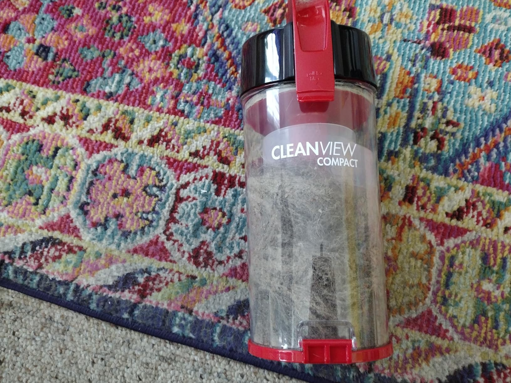 BISSELL CleanView Compact Upright Vacuum, Fits in Dorm Rooms & Apartments, Lightweight with Powerful Suction and Removable Extension Wand, 3508 - Customer Photo 5