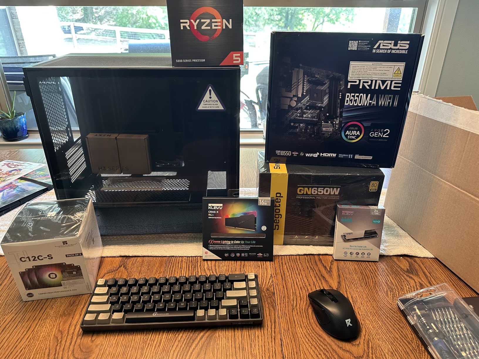 AMD Ryzen 5 5500 6-Core, 12-Thread Unlocked Desktop Processor with Wraith Stealth Cooler - Customer Photo 1