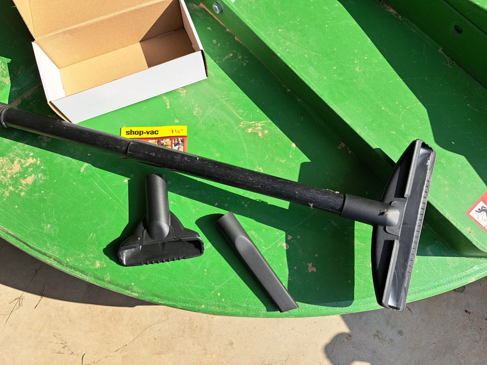 Shop-Vac 3-PC Nozzle Kit, 1-1/4 Inch Diameter for Wet/Dry Use, Includes Gulper, Crevice and Floor Tool - Customer Photo 1