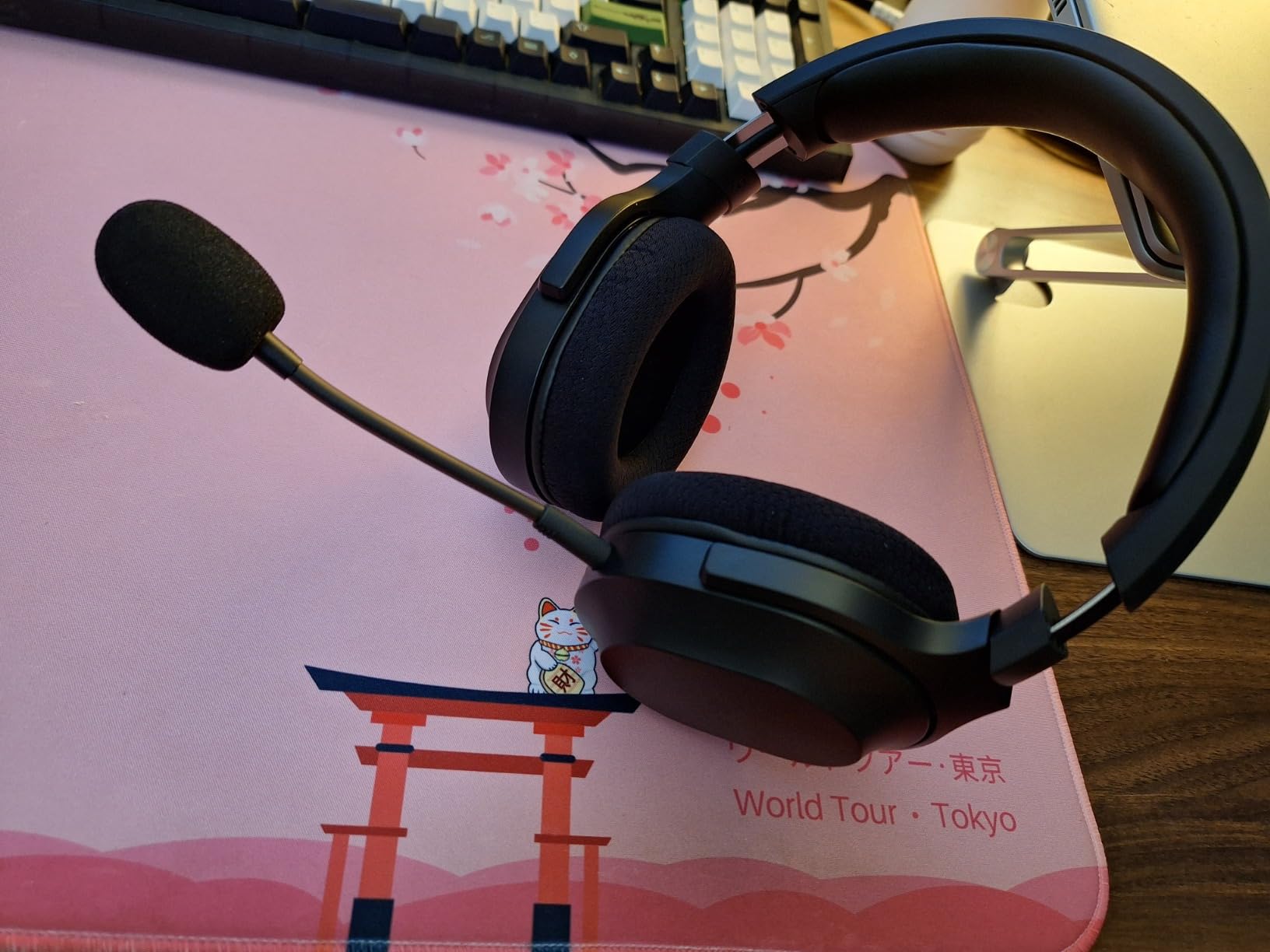 Razer Barracuda Wireless Gaming & Mobile Headset (PC, PlayStation, Switch 2, Android, iOS): 2.4GHz Wireless + Bluetooth - Integrated Noise-Cancelling Mic - 50mm Drivers - 40 Hr Battery - Black - Customer Photo 2