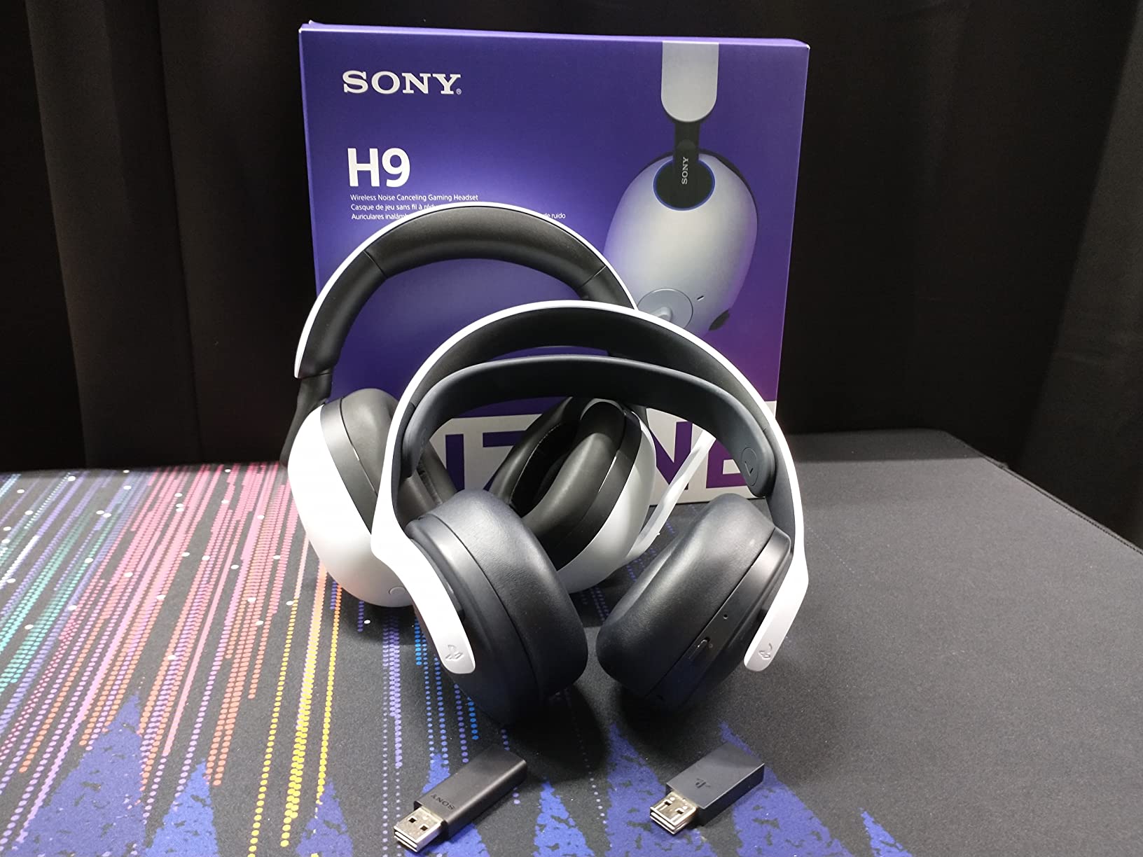Sony INZONE H9 Gaming Headset, Wireless Noise Canceling Bluetooth Headset With Microphone, 360 Spatial Sound, For PC and PS5 (WH-G900N), White - Customer Photo 1