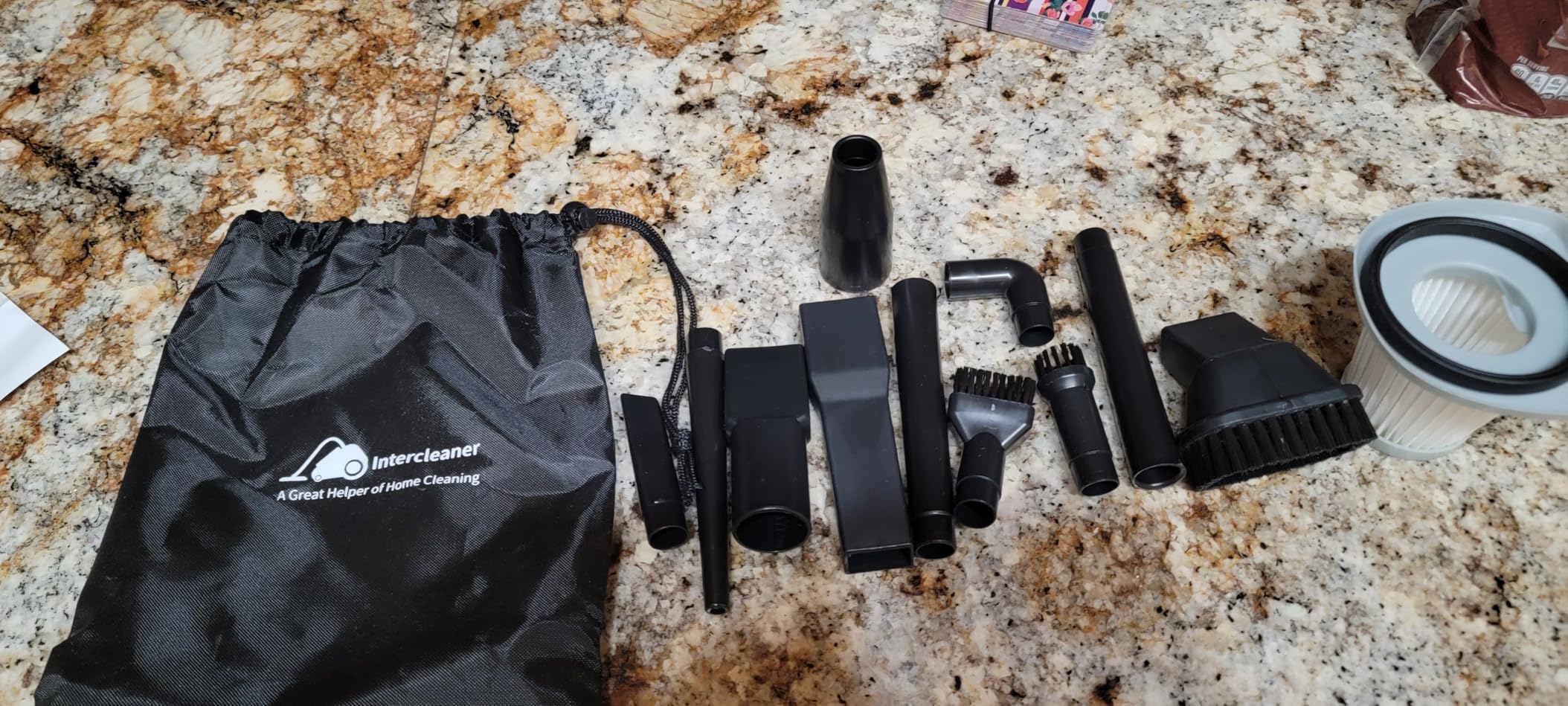 Intercleaner Corded Vacuum Cleaner, 15KPa Powerful Suction with 400W Motor, 12 in 1 Lightweight Bagless Stick Vac with Handheld, Ultra Quiet, for Hardwood Floor Carpet Car Pet Hair - Customer Photo 1